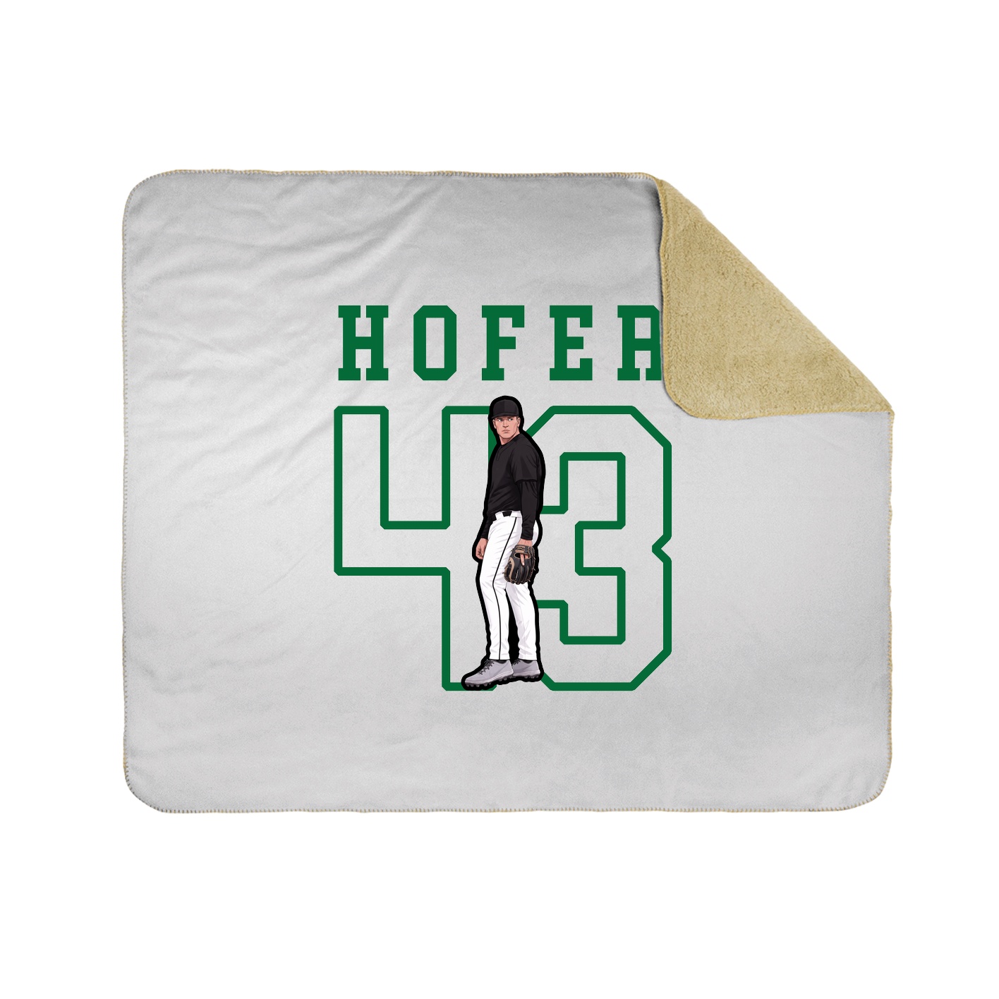 Throw Blanket — Shirsey in White