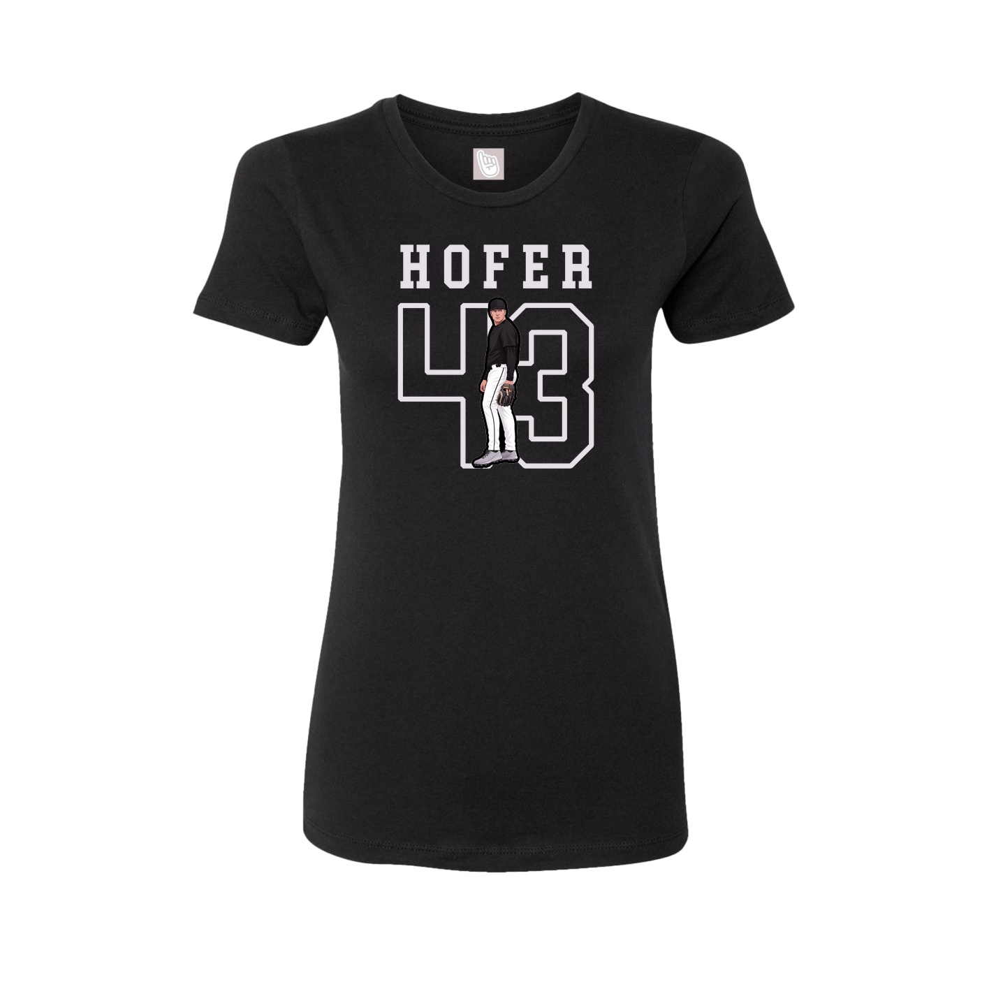 Fitted Women's Tee — Shirsey in Black