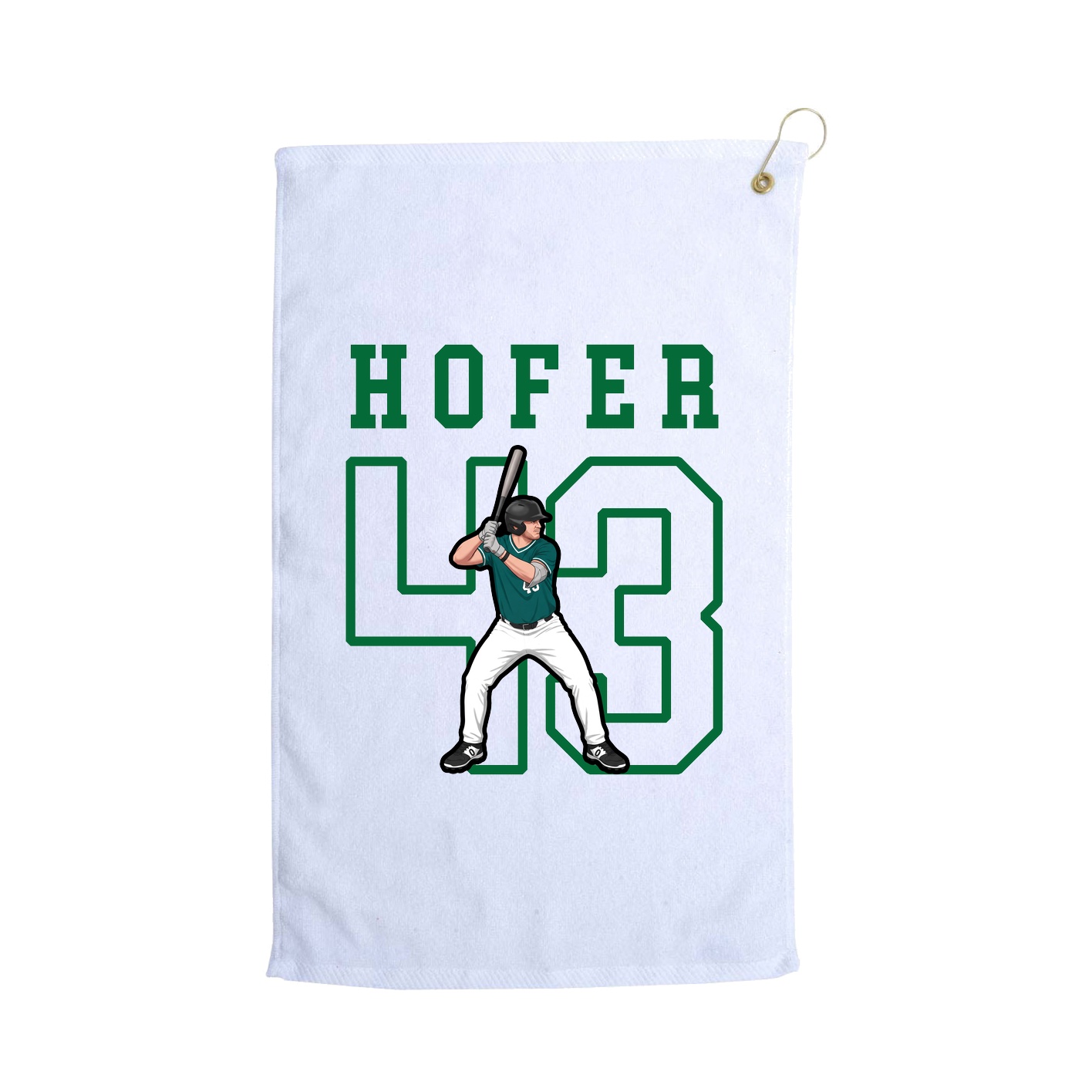 Golf Towel — Shirsey in White