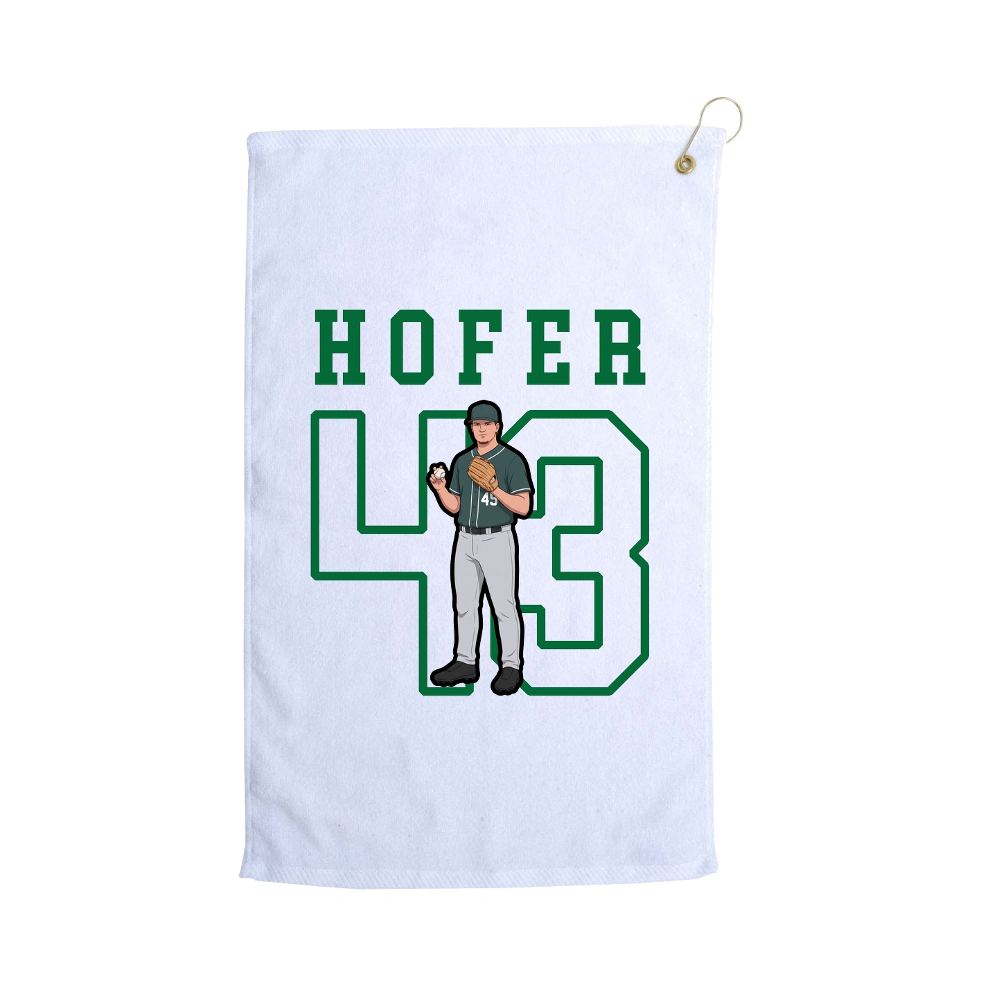 Golf Towel — Shirsey in White