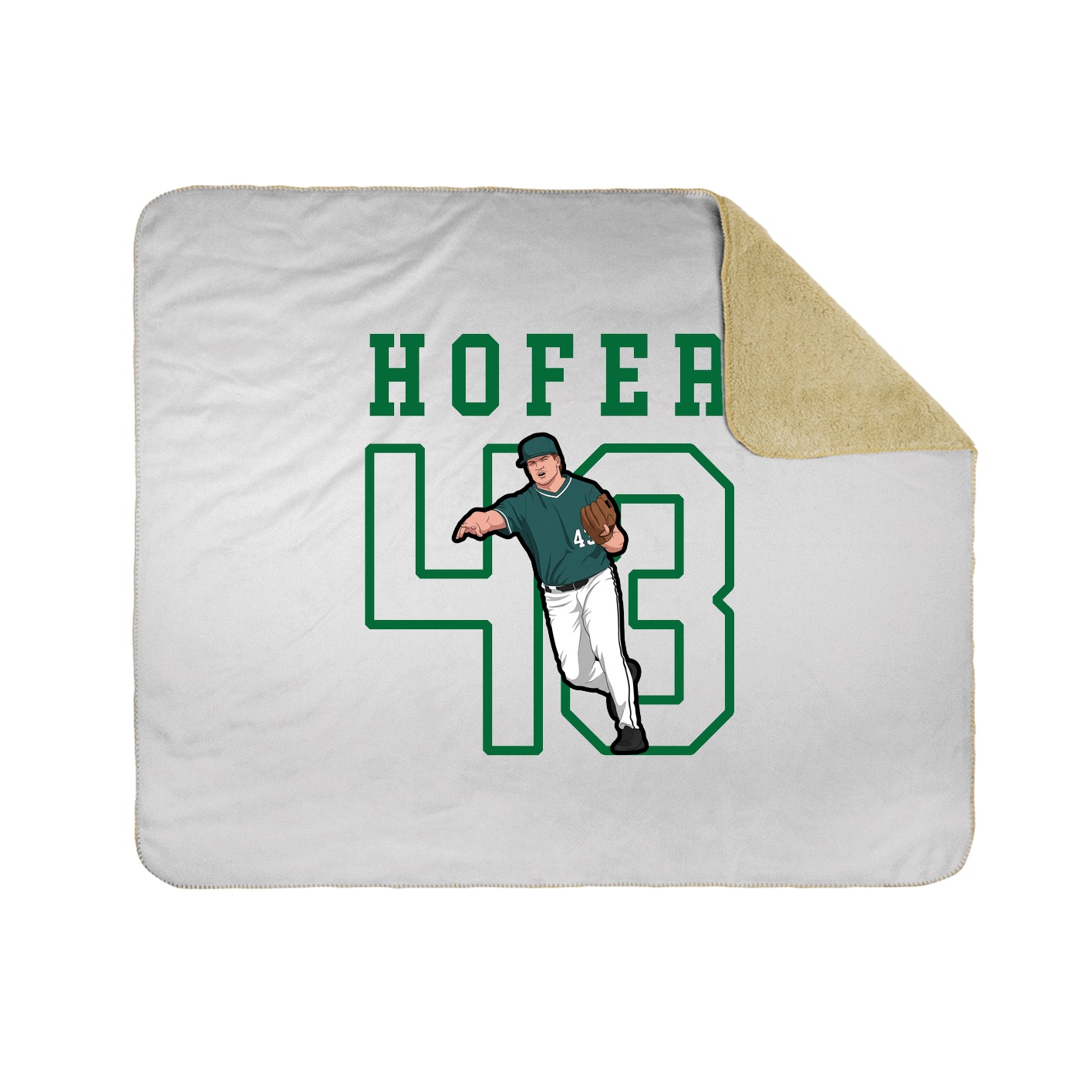 Throw Blanket — Shirsey in White