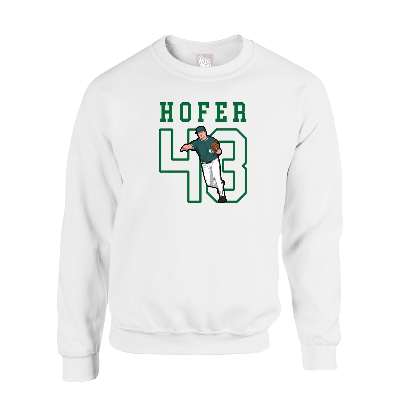 Fleece Crew — Shirsey in White