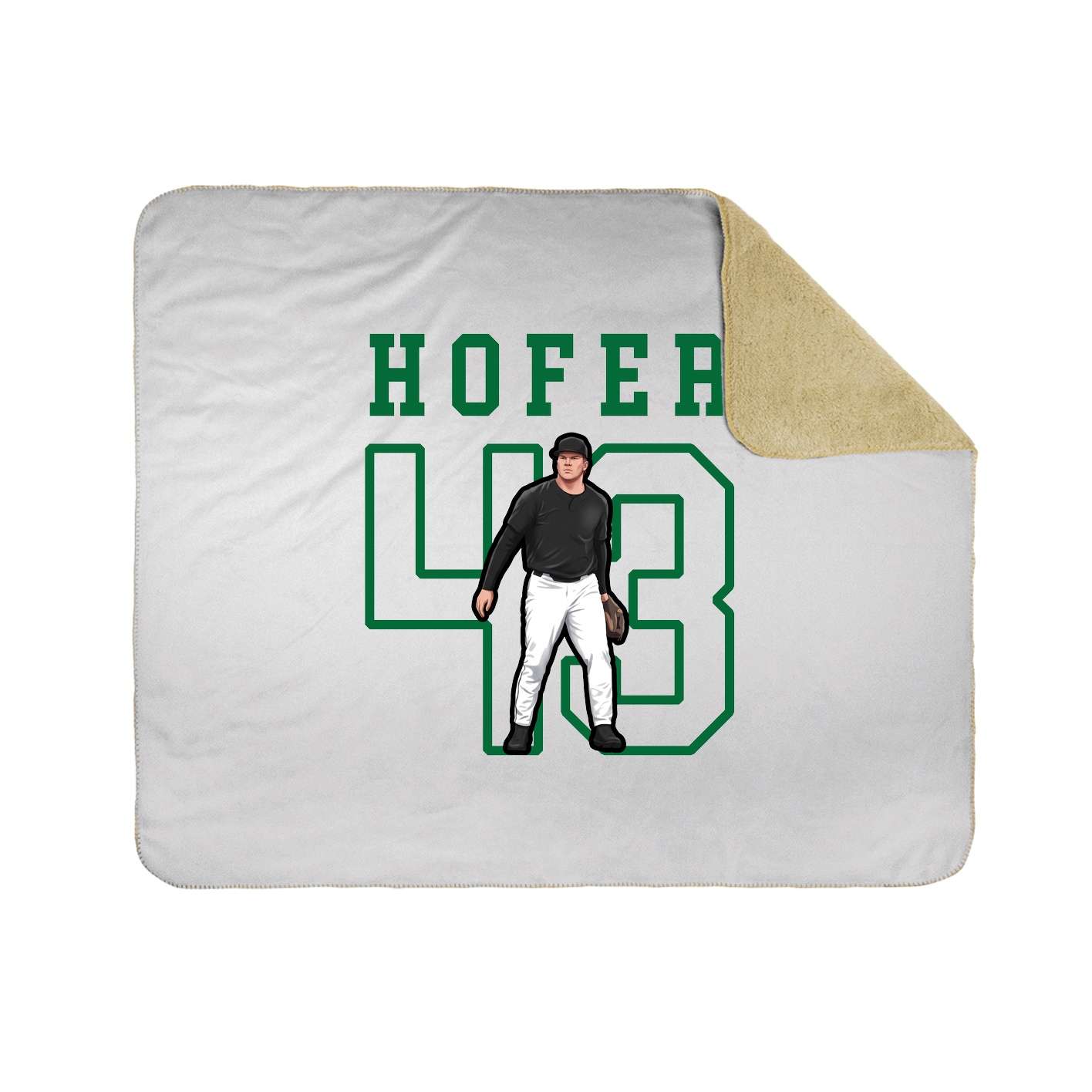 Throw Blanket — Shirsey in White