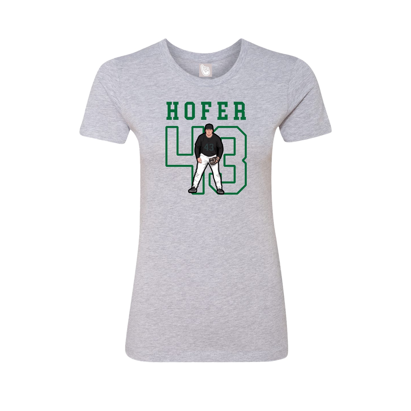 Fitted Women's Tee — Shirsey in Grey