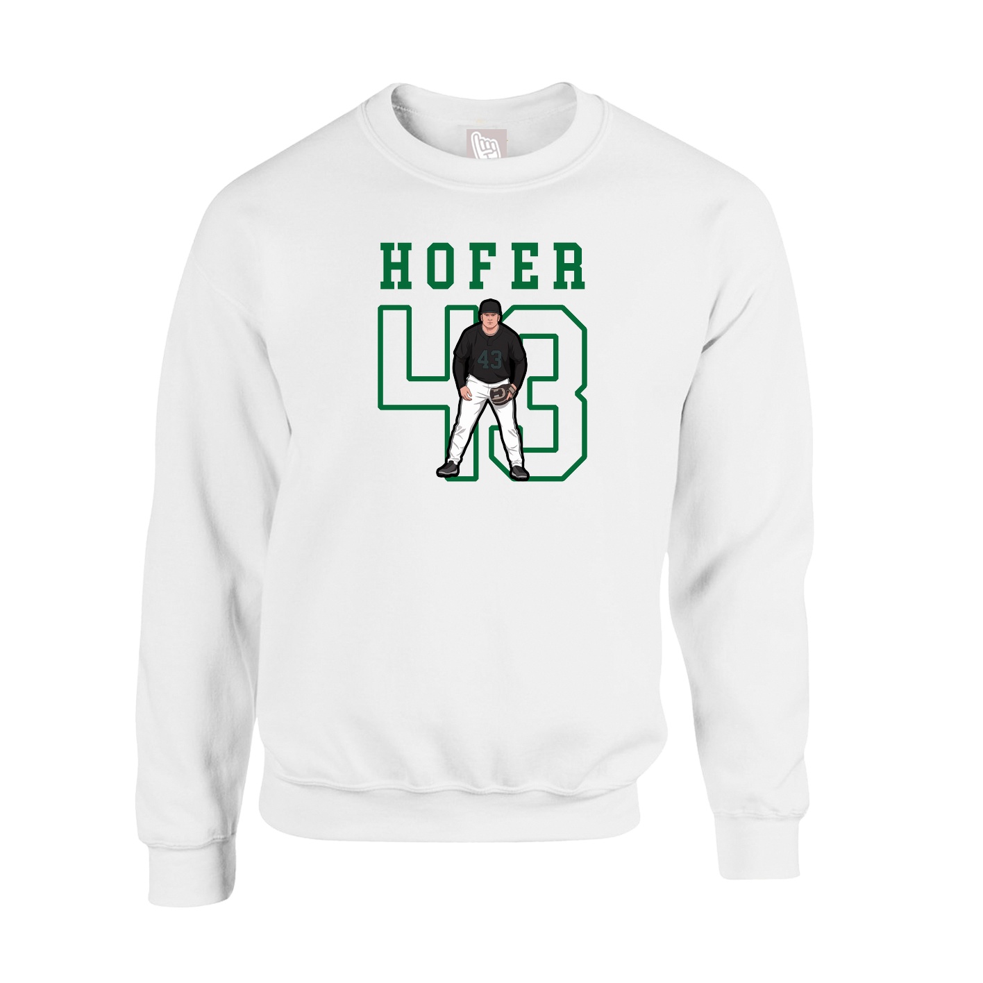 Fleece Crew — Shirsey in White