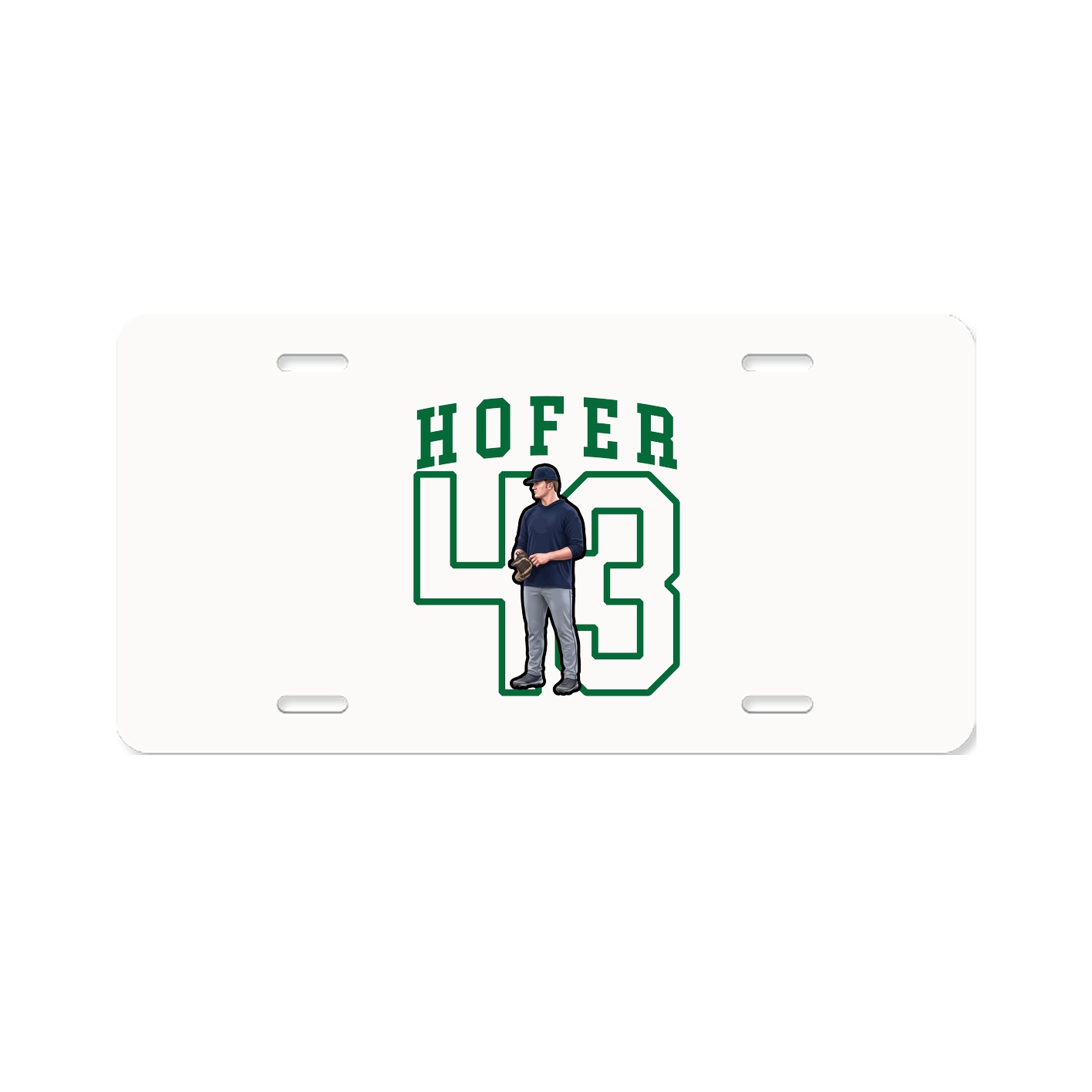 Aluminum License Plate