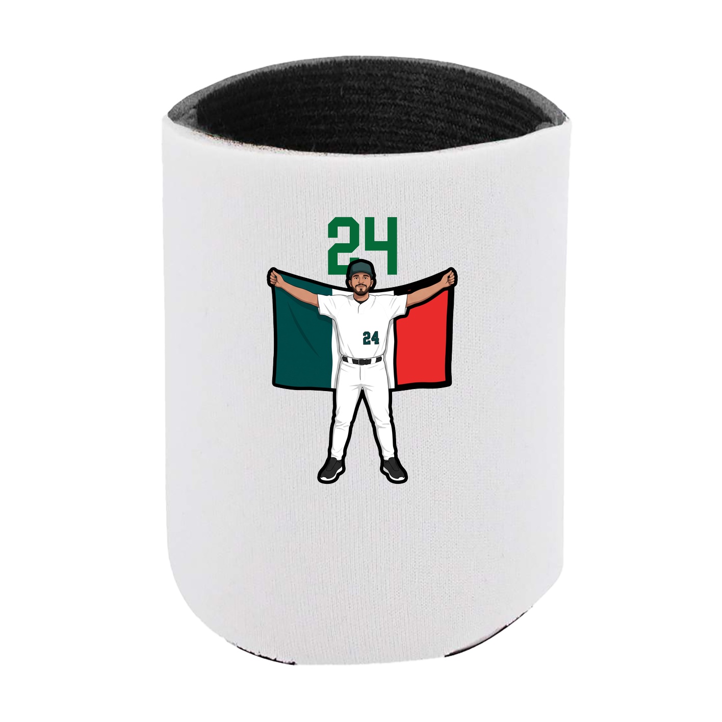Can Holder — Number Top in White