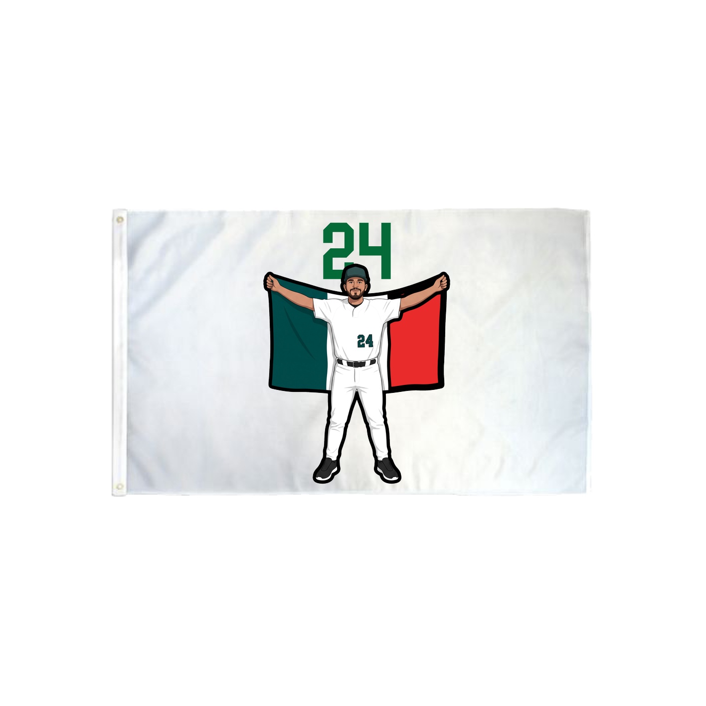 3x5 Flag — Number Top in Classic