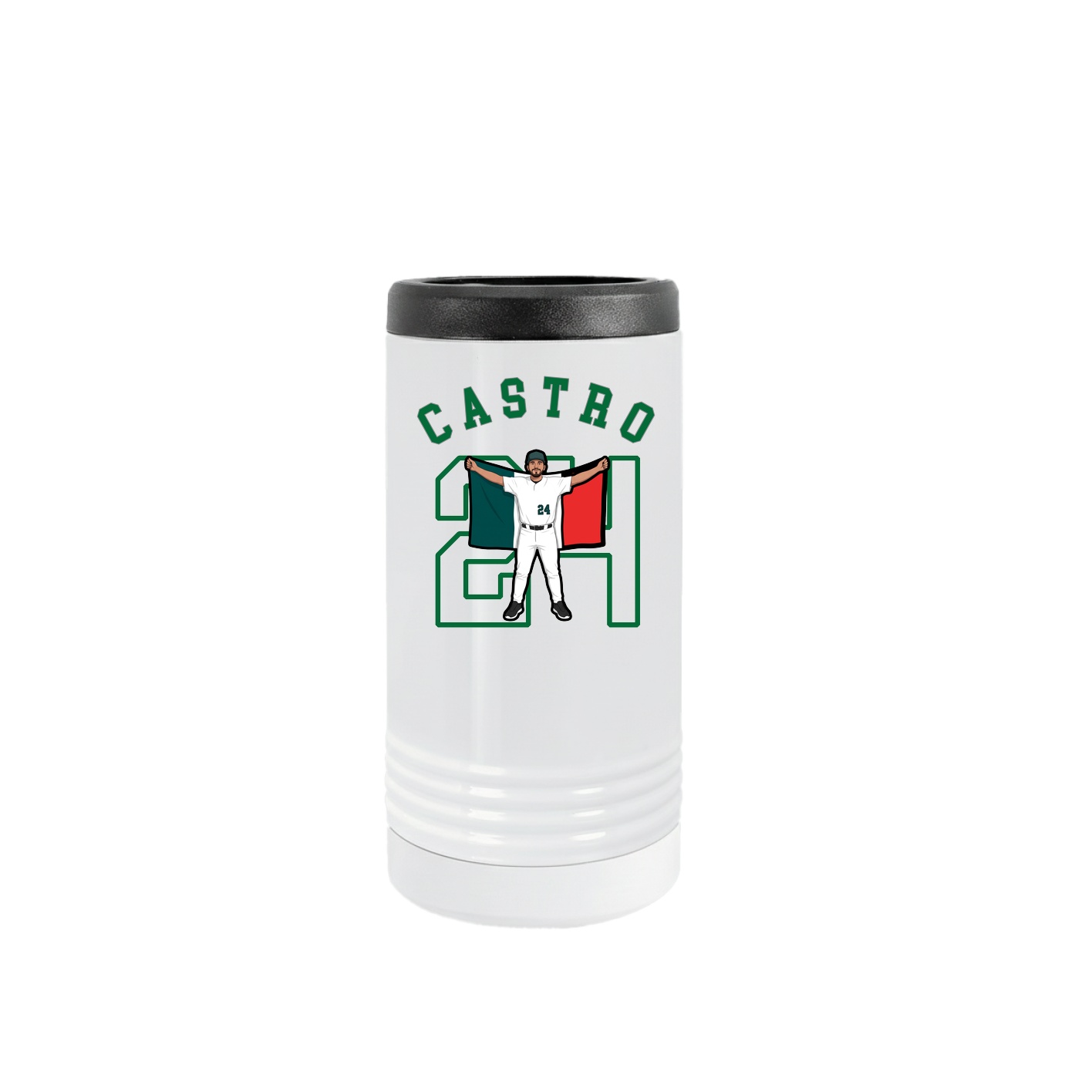 Slim Beverage Holder — Shirsey Arch in White