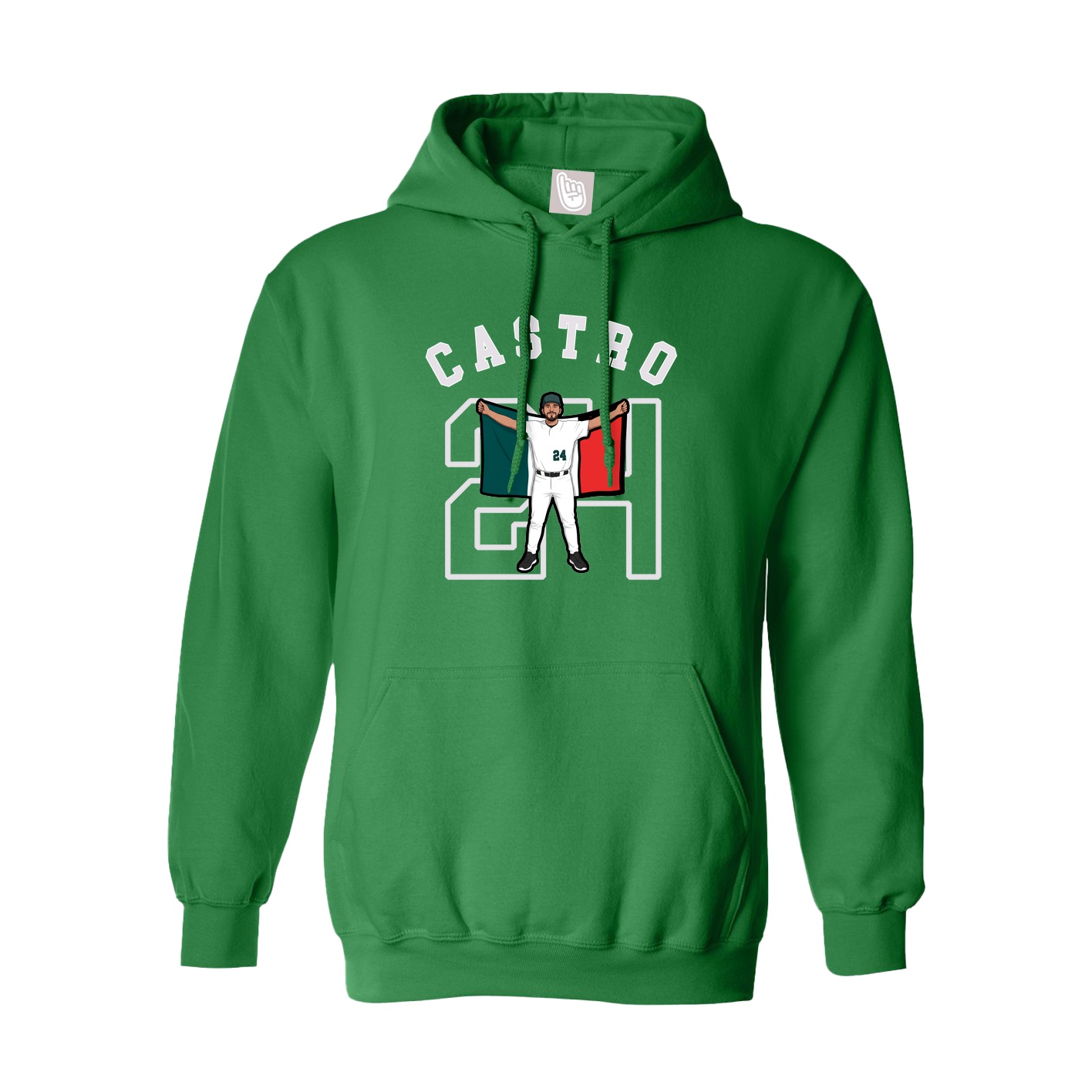 Hoodie — Shirsey Arch in Green