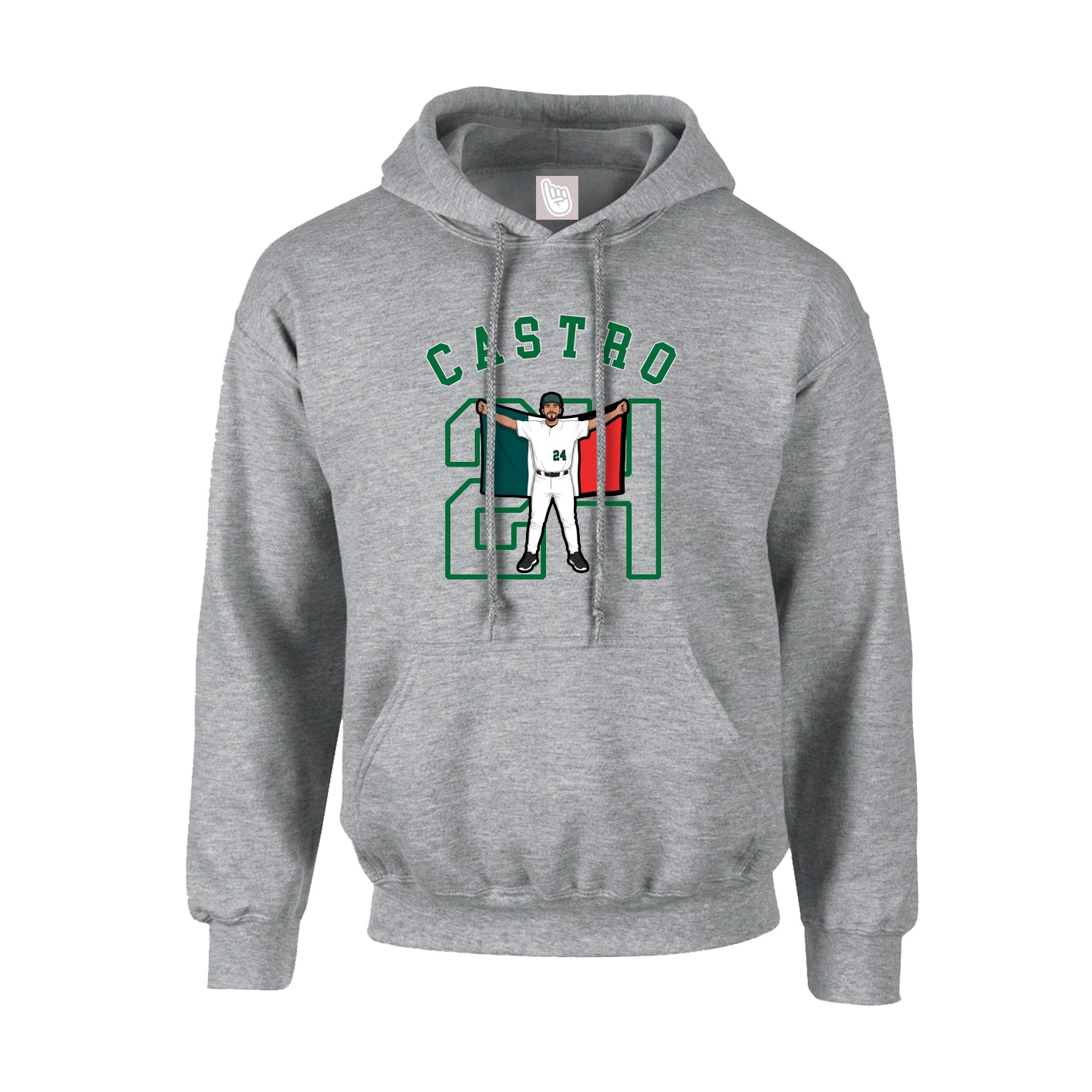 Hoodie — Shirsey Arch in Grey