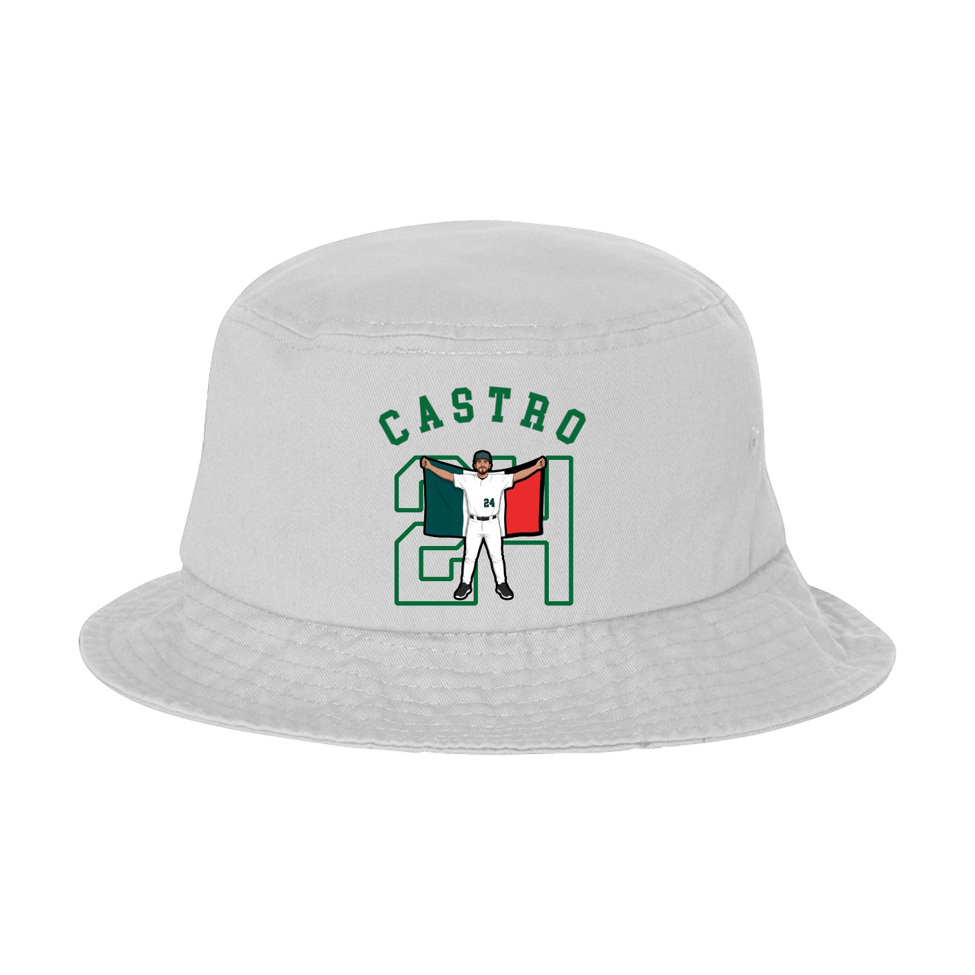 Bucket Cap — Shirsey Arch in White