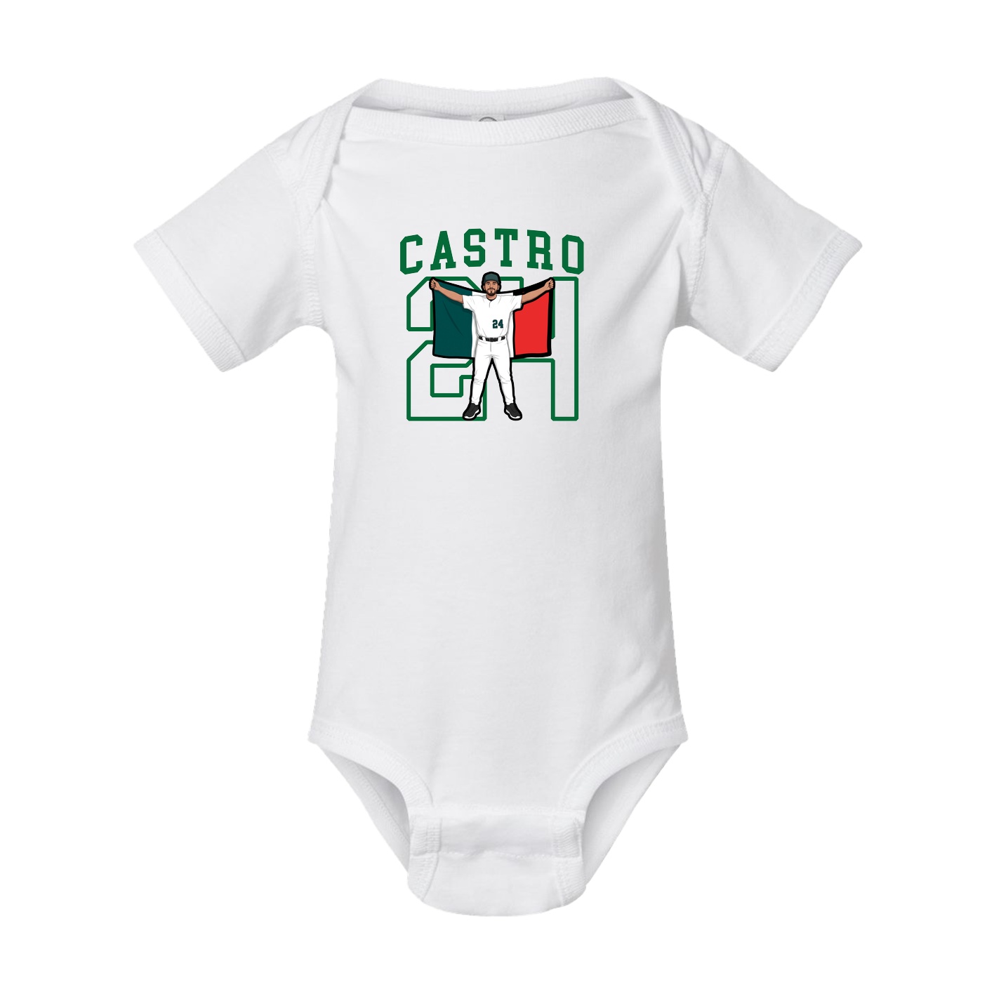 Baby Onesie — Shirsey in White