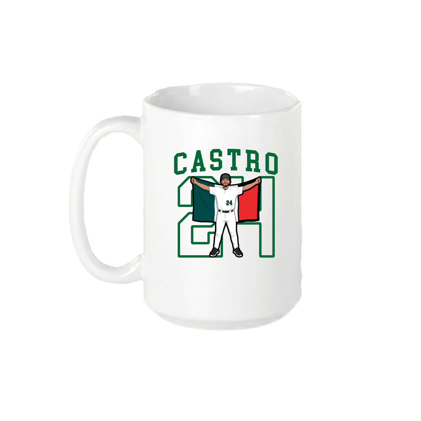 15oz Coffee Mug — Shirsey in White
