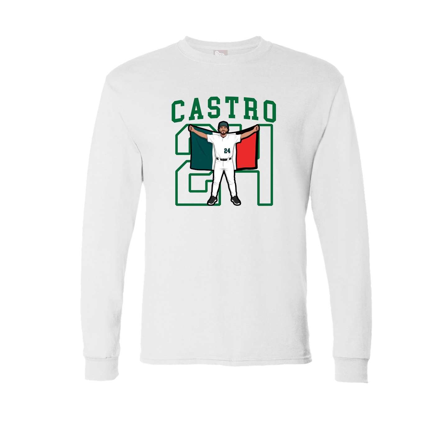 Long Sleeve Tee — Shirsey in White