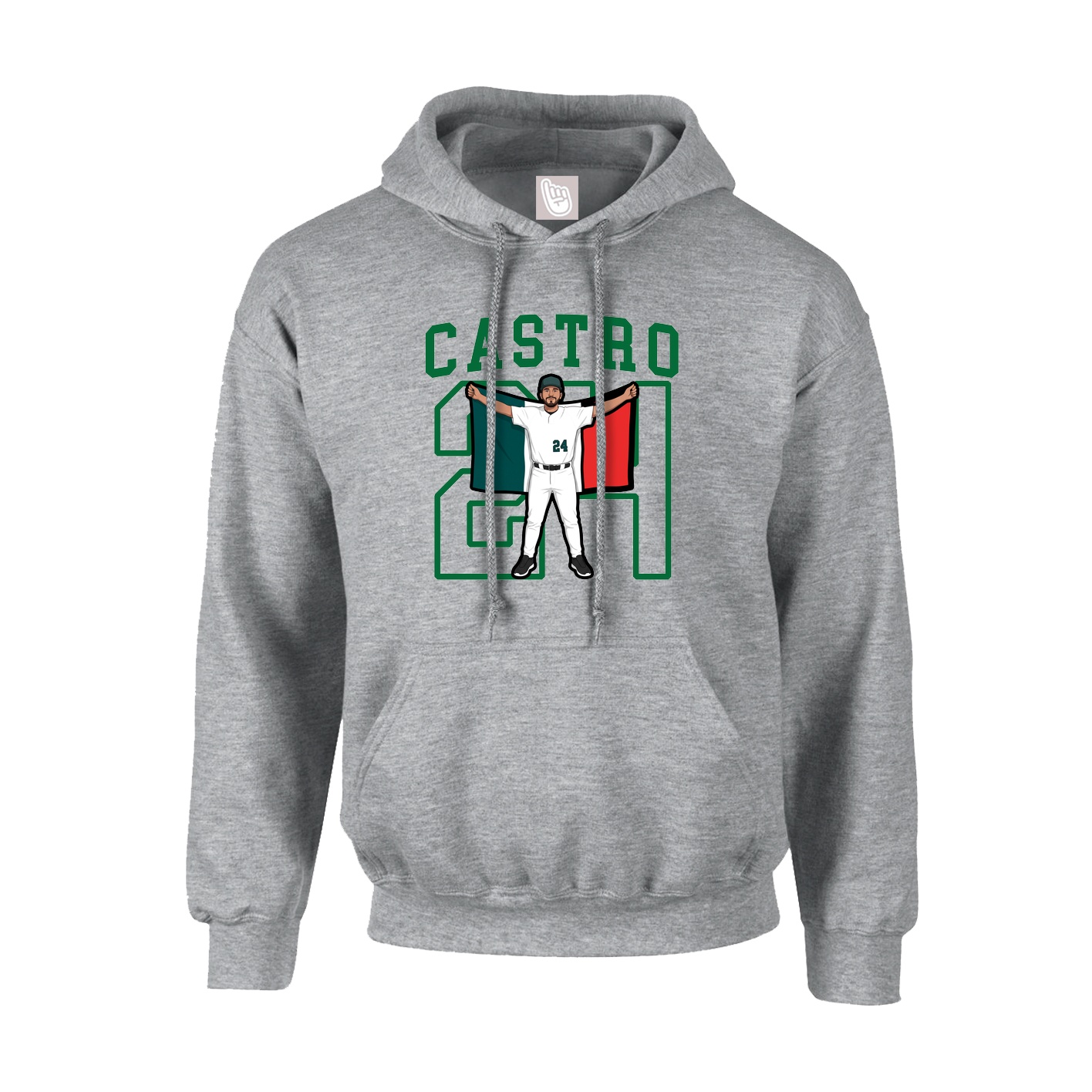 Hoodie — Shirsey in Grey