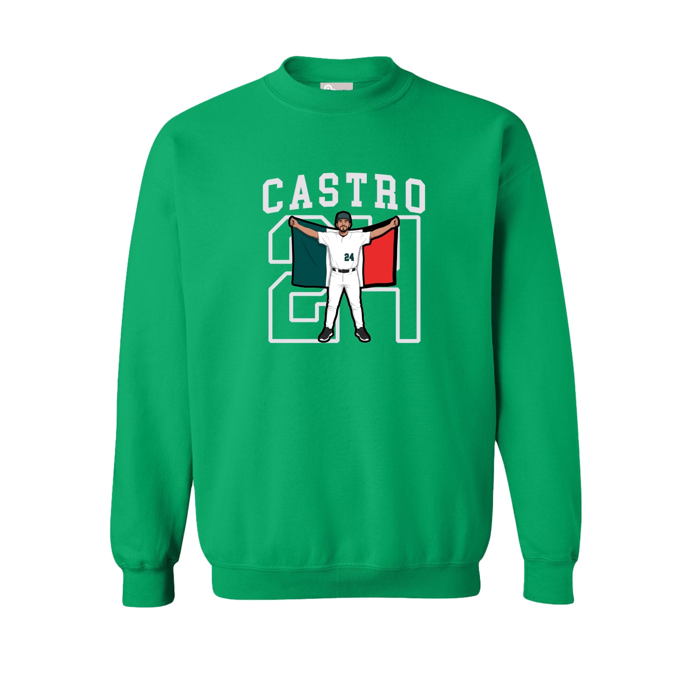 Fleece Crew — Shirsey in Green