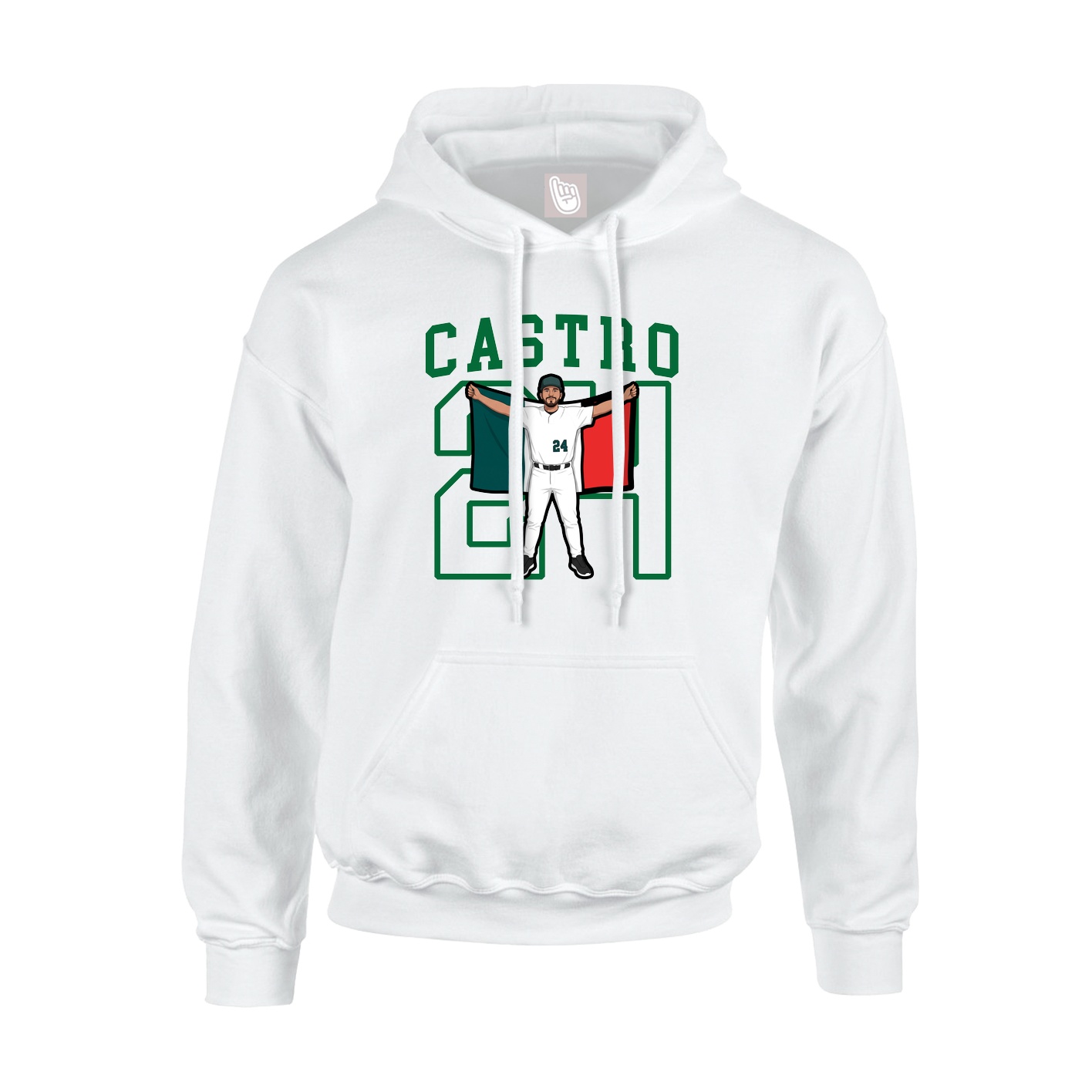 Youth Hoodie — Shirsey in White