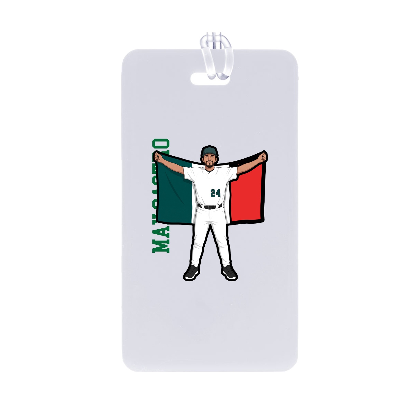 Bag Tag — Name Vertical in Classic