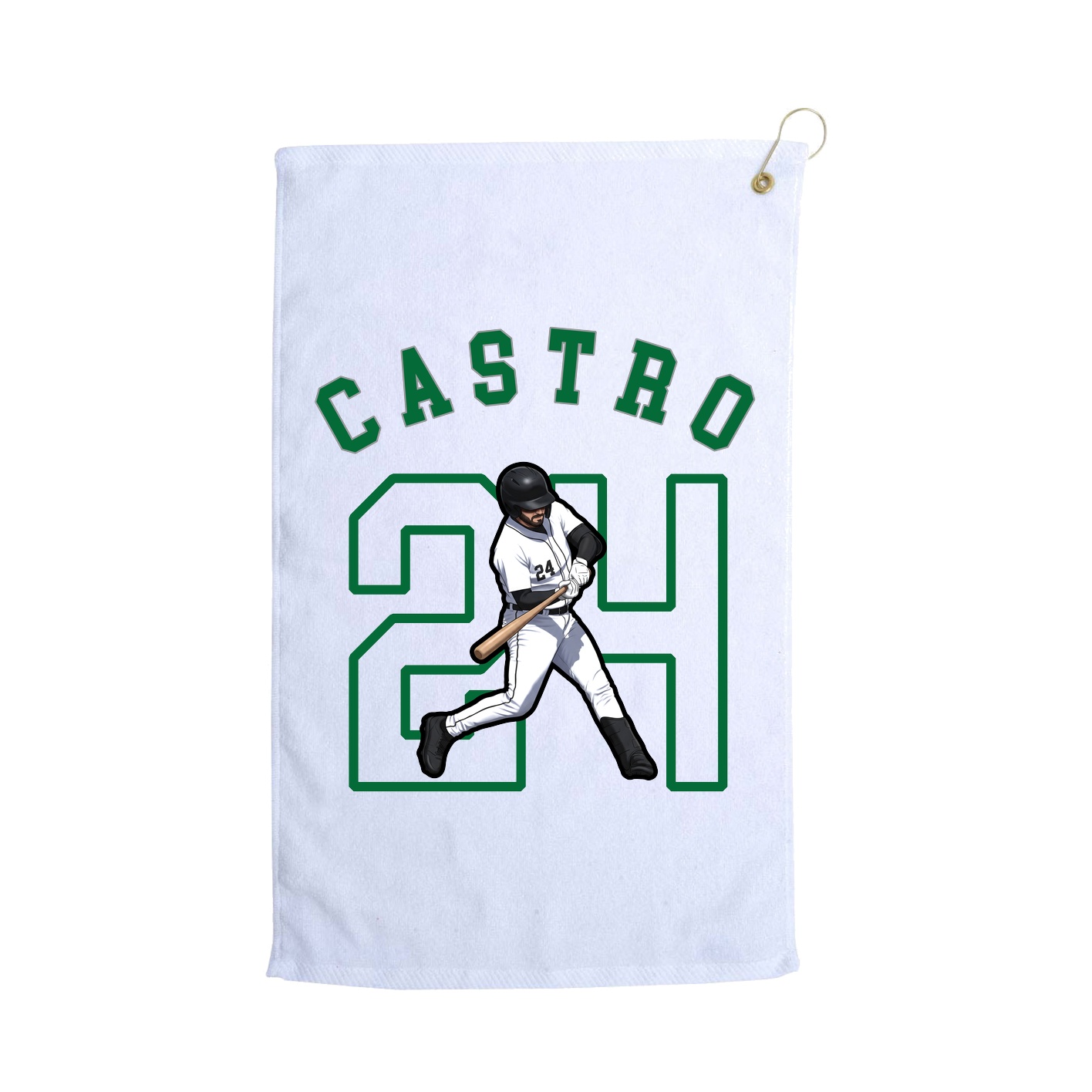 Golf Towel — Shirsey Arch in White