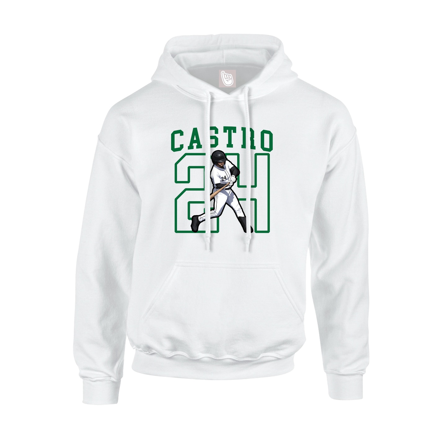 Hoodie — Shirsey in White