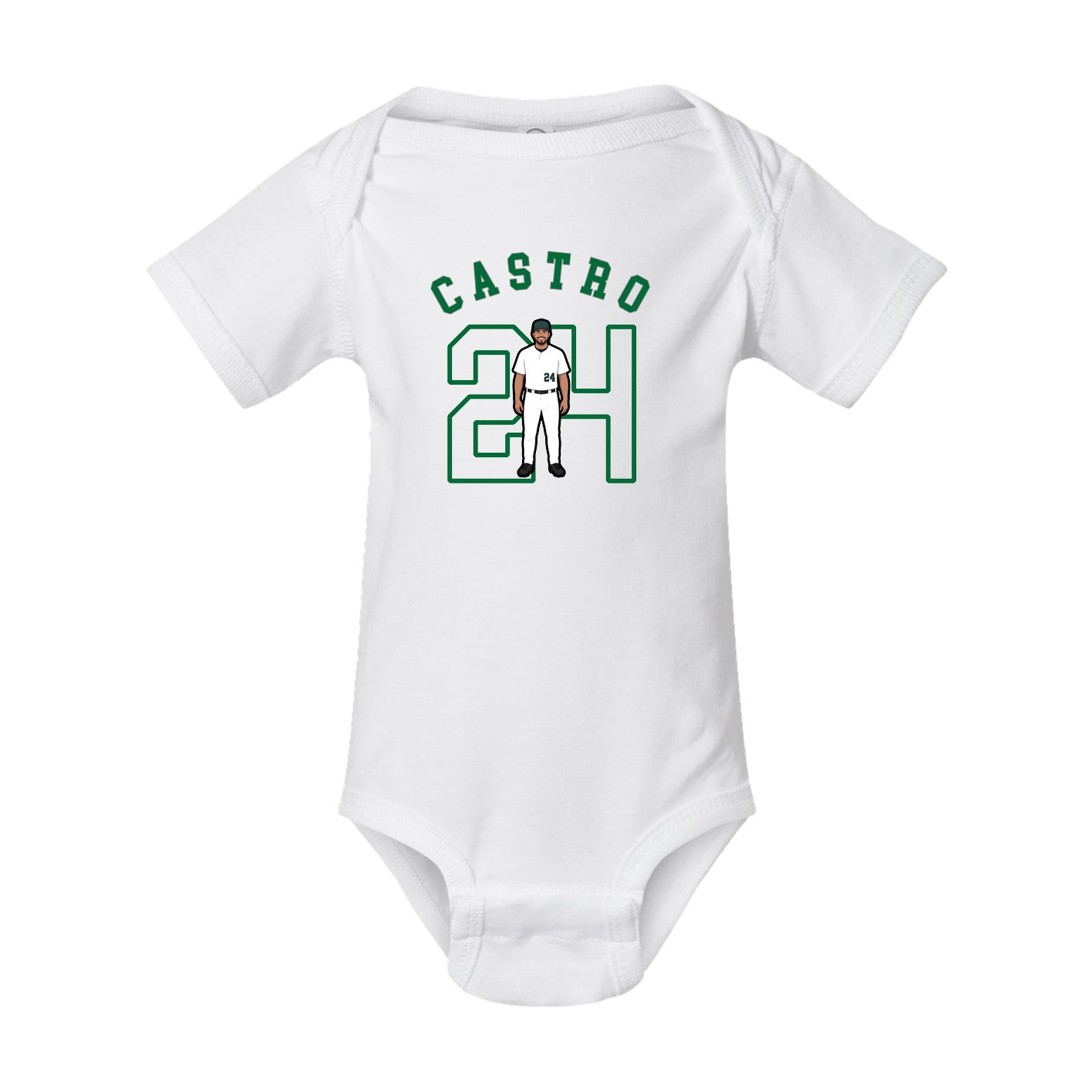 Baby Onesie — Shirsey Arch in White