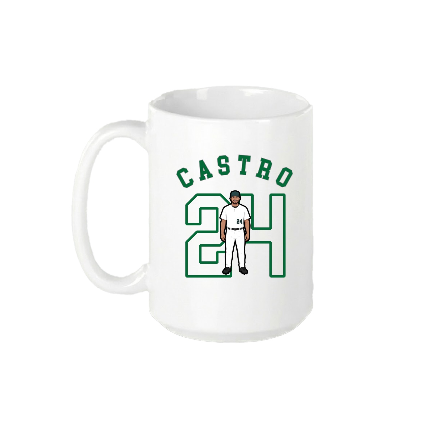 15oz Coffee Mug — Shirsey Arch in White
