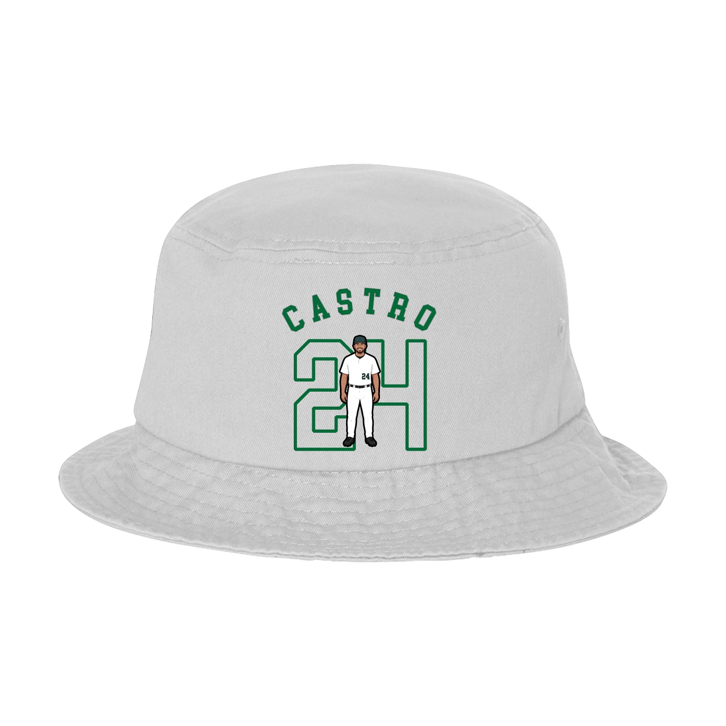 Bucket Cap — Shirsey Arch in White