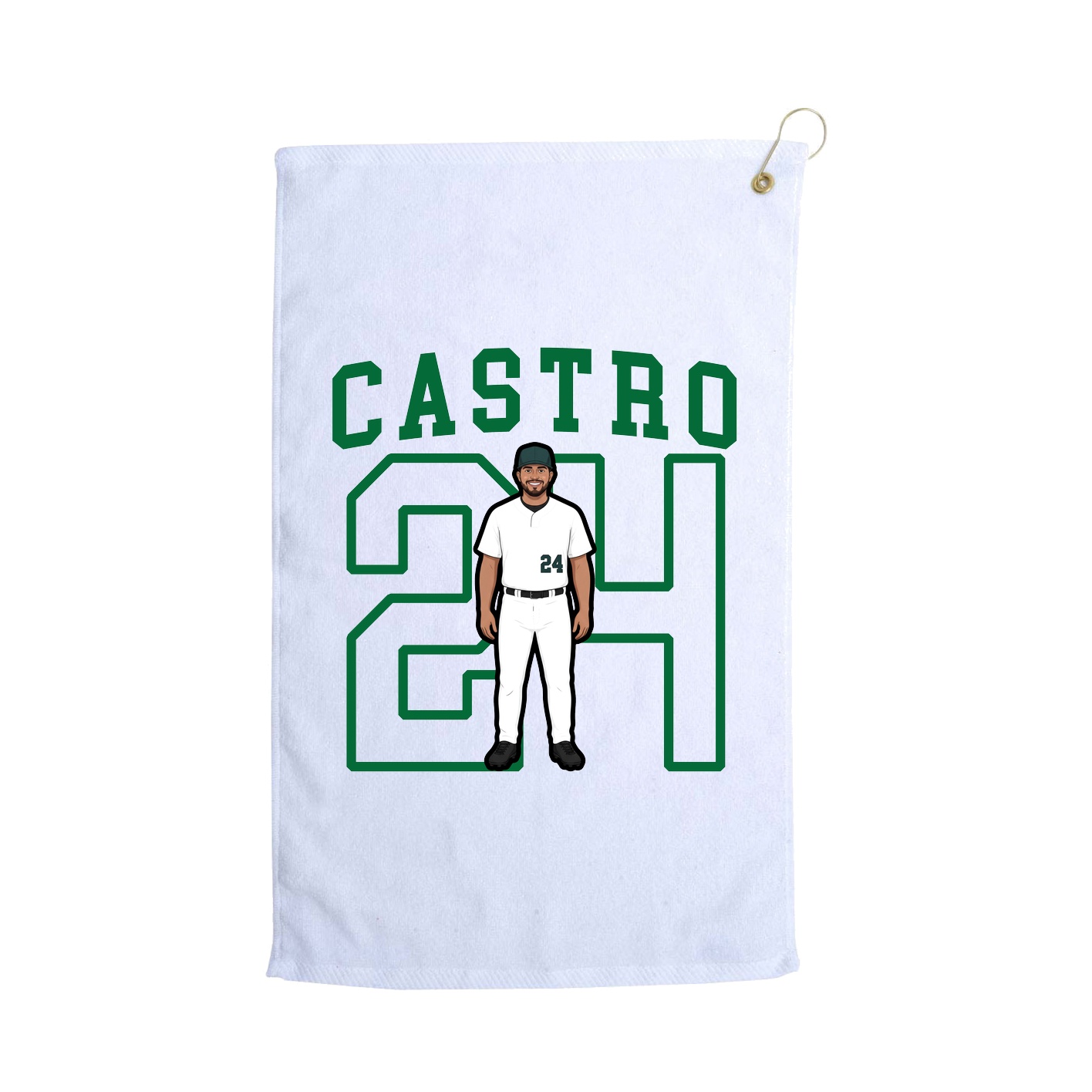 Golf Towel — Shirsey in White