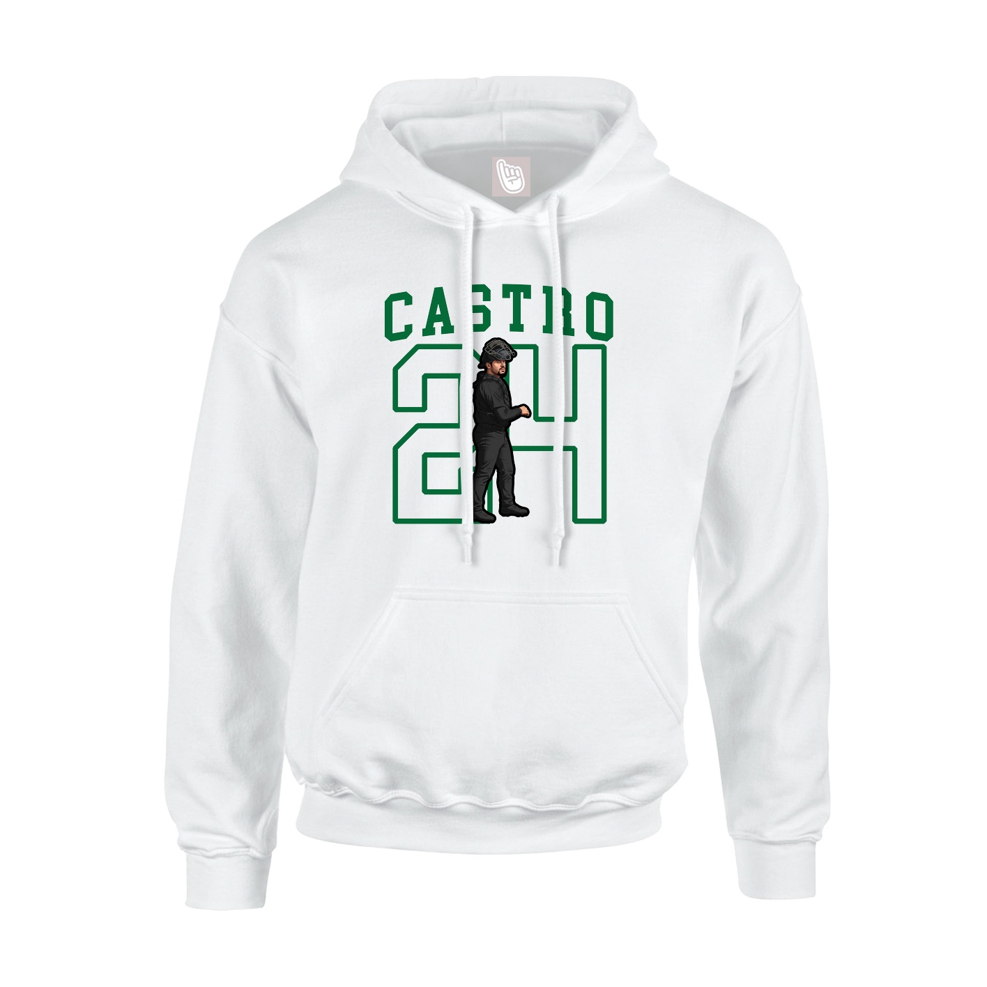 Youth Hoodie — Shirsey in White