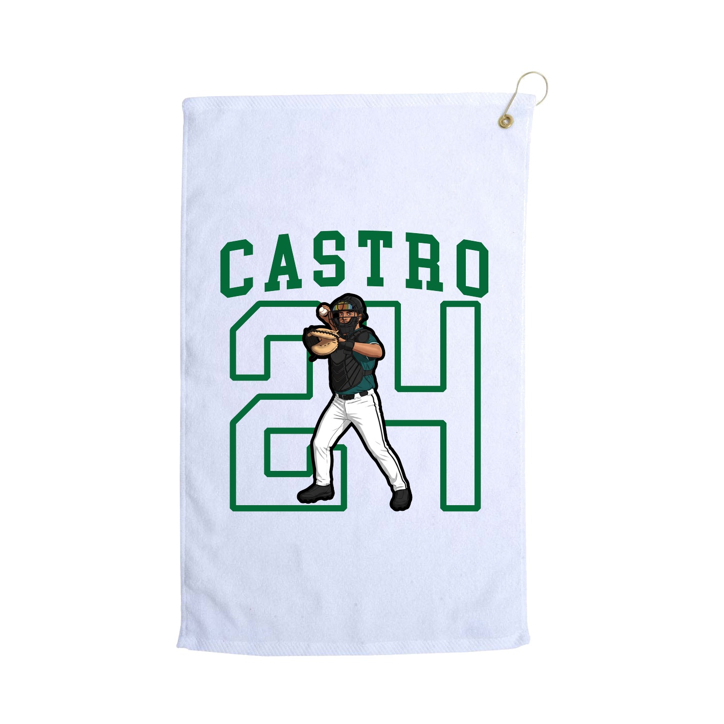 Golf Towel — Shirsey in White