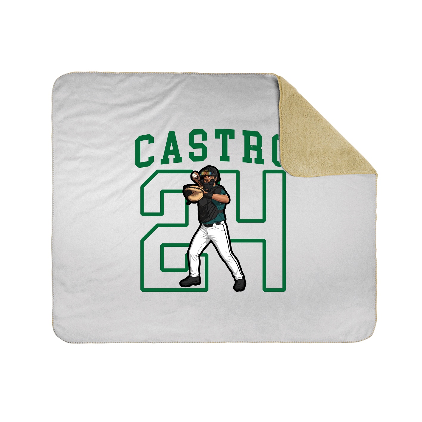 Throw Blanket — Shirsey in White
