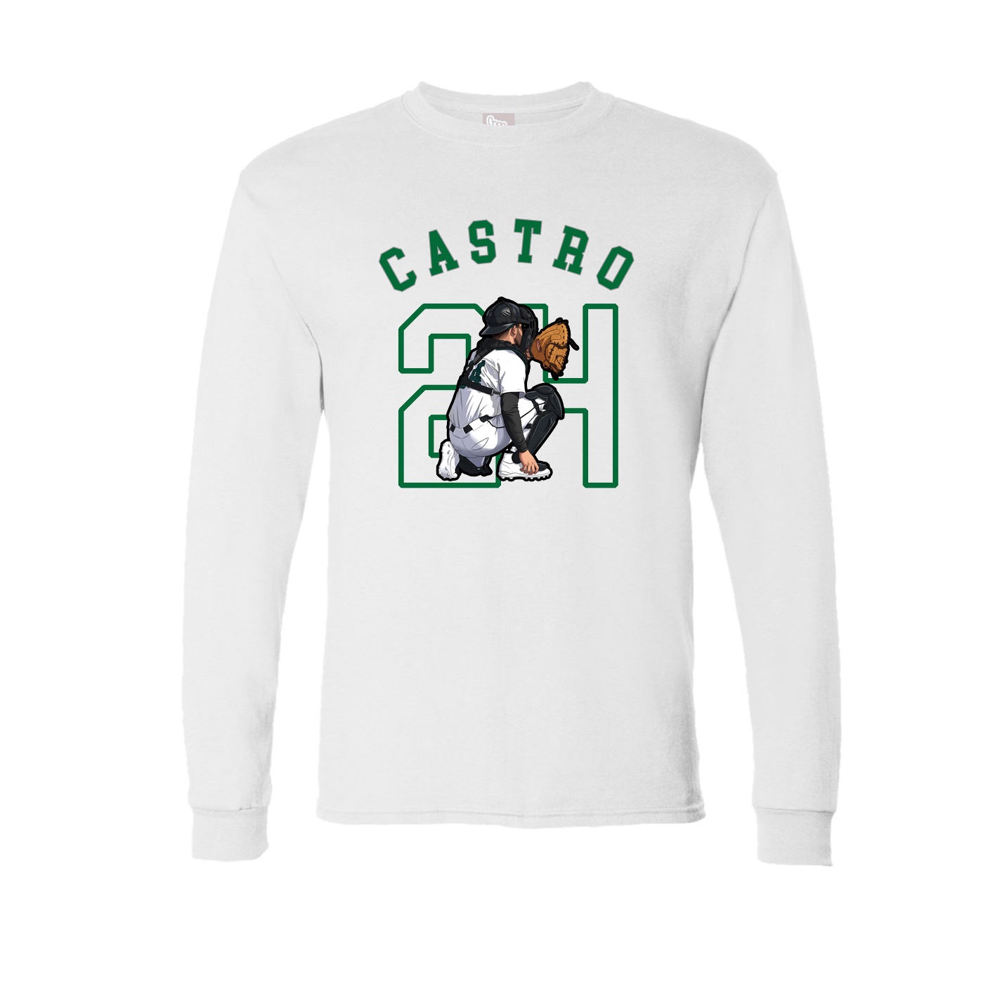 Long Sleeve Tee — Shirsey Arch in White