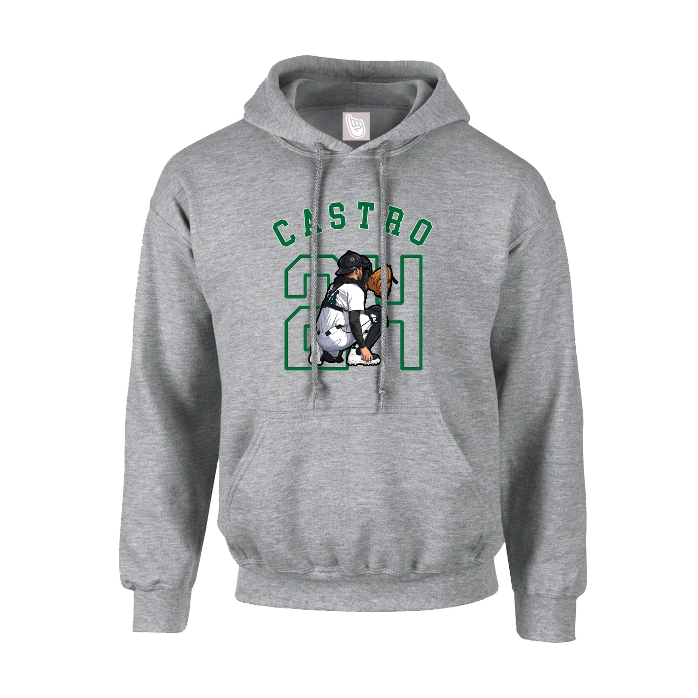 Hoodie — Shirsey Arch in Grey