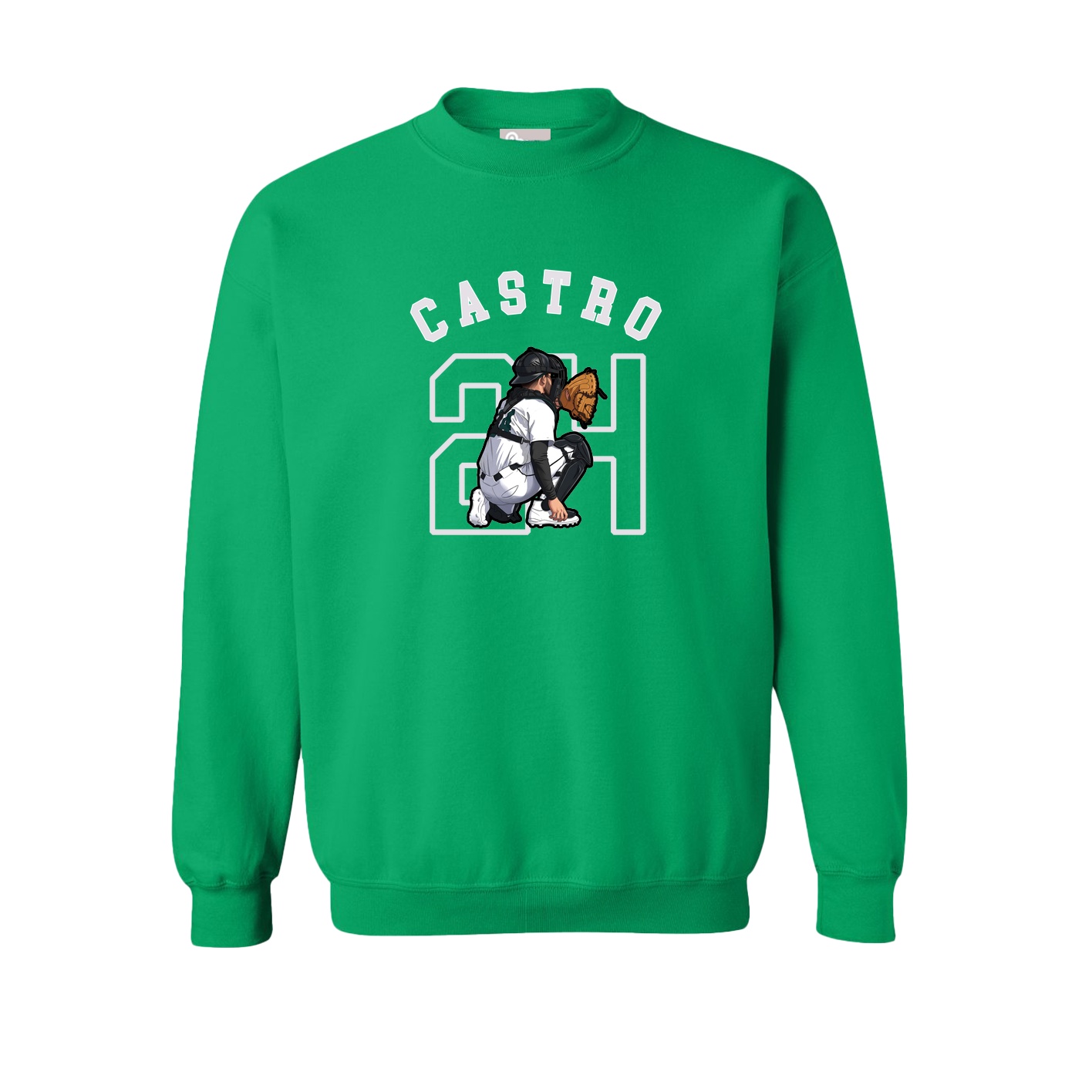 Fleece Crew — Shirsey Arch in Green