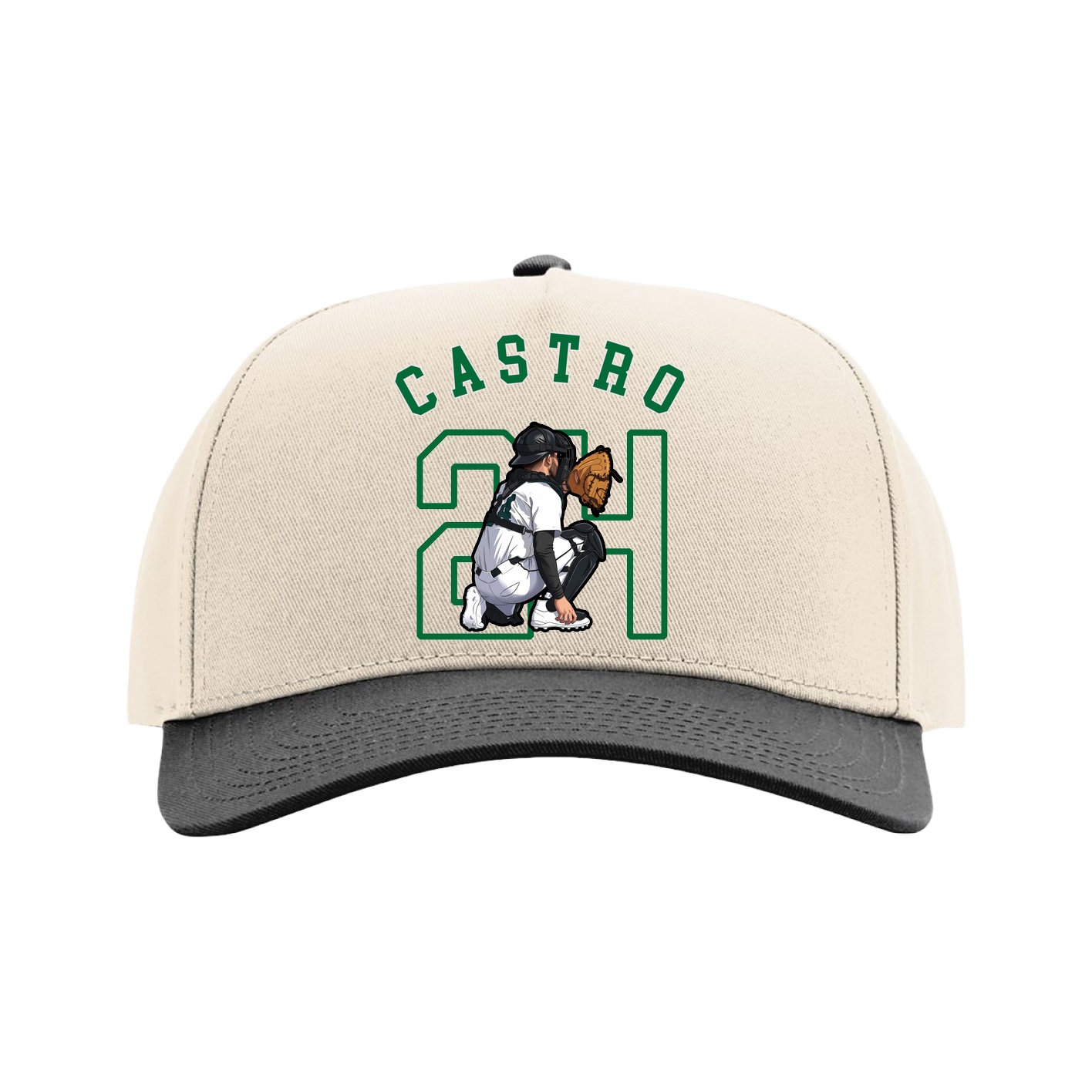 Full Fabric Five-Panel Champ Cap