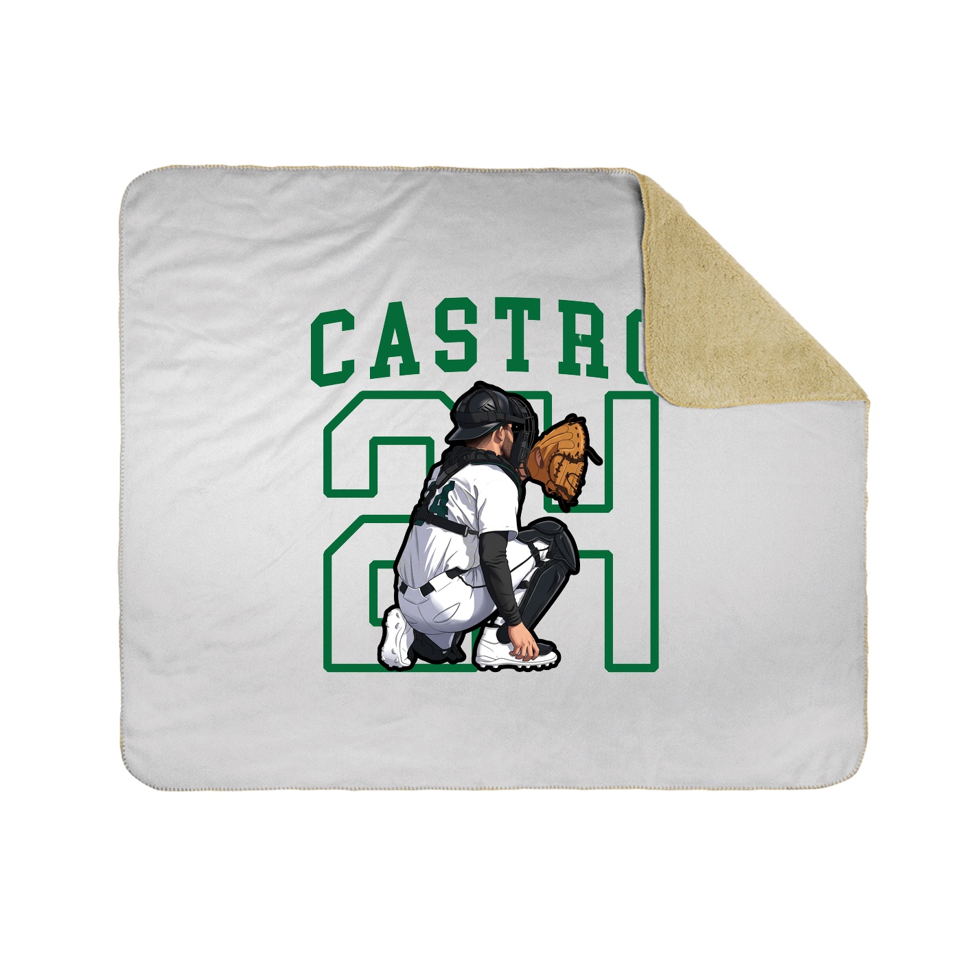 Throw Blanket — Shirsey in White