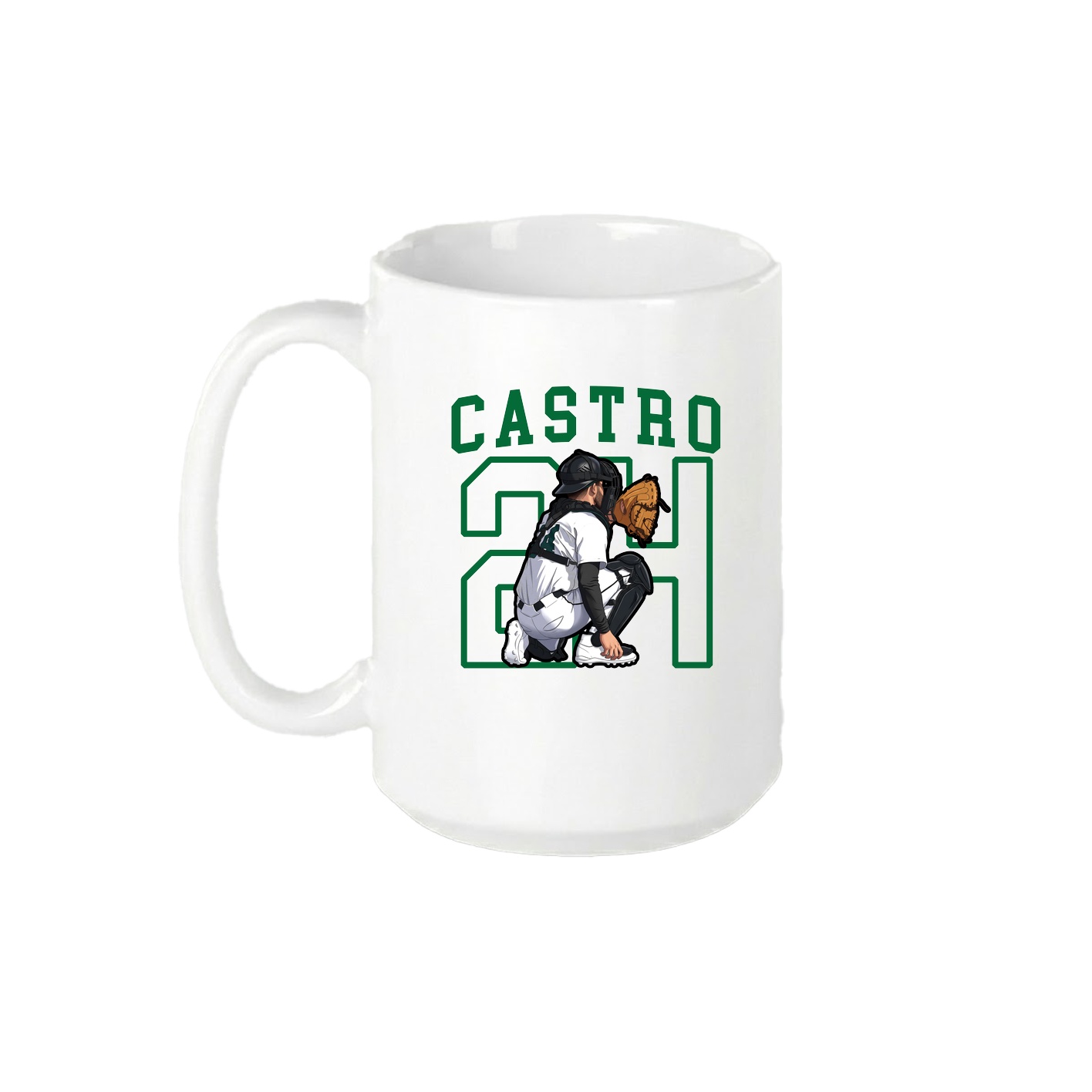 15oz Coffee Mug — Shirsey in White