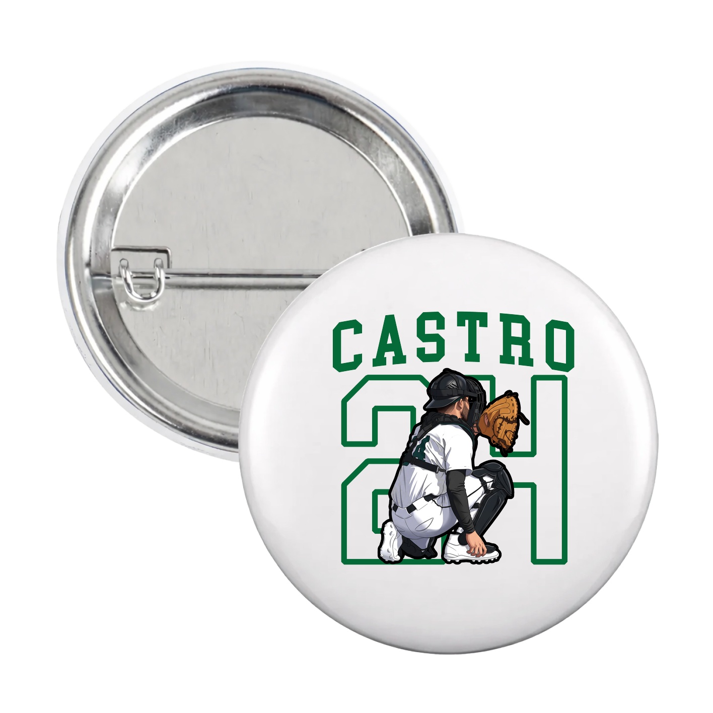 Game Day Button — Shirsey in White