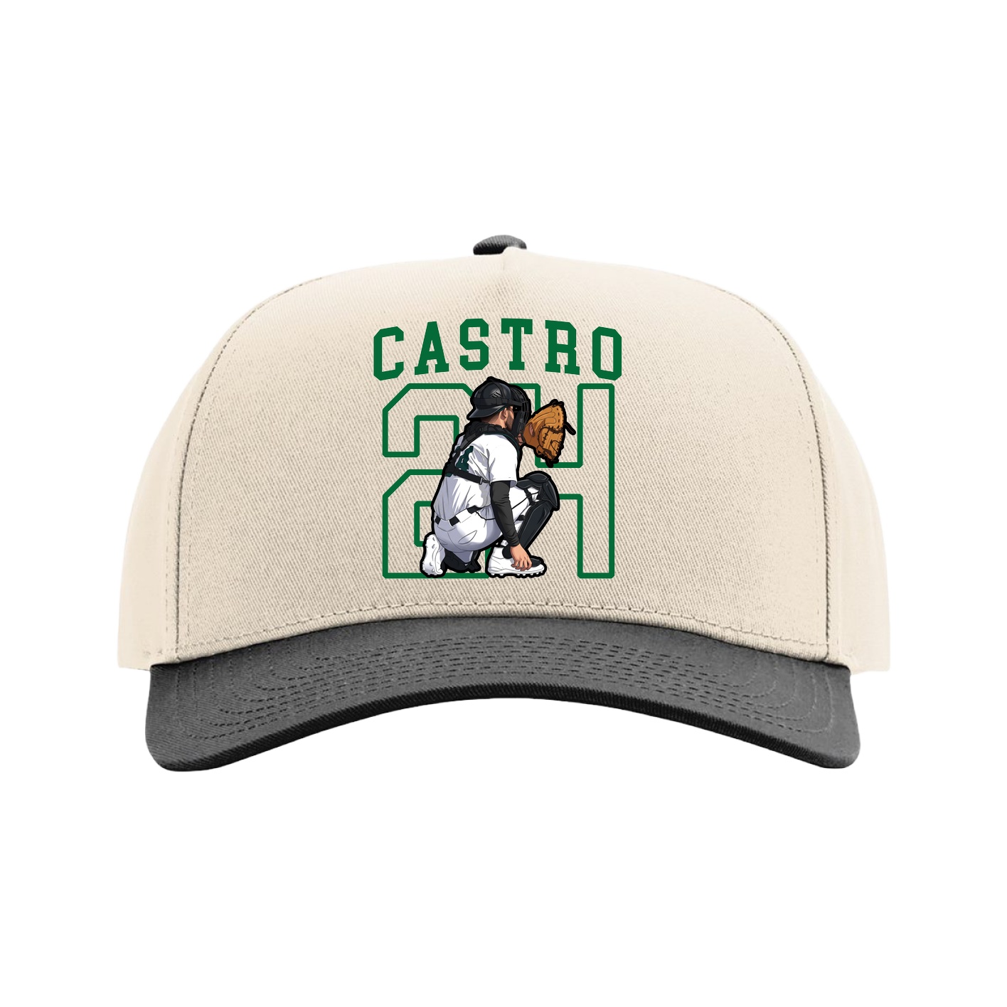 Full Fabric Five-Panel Champ Cap