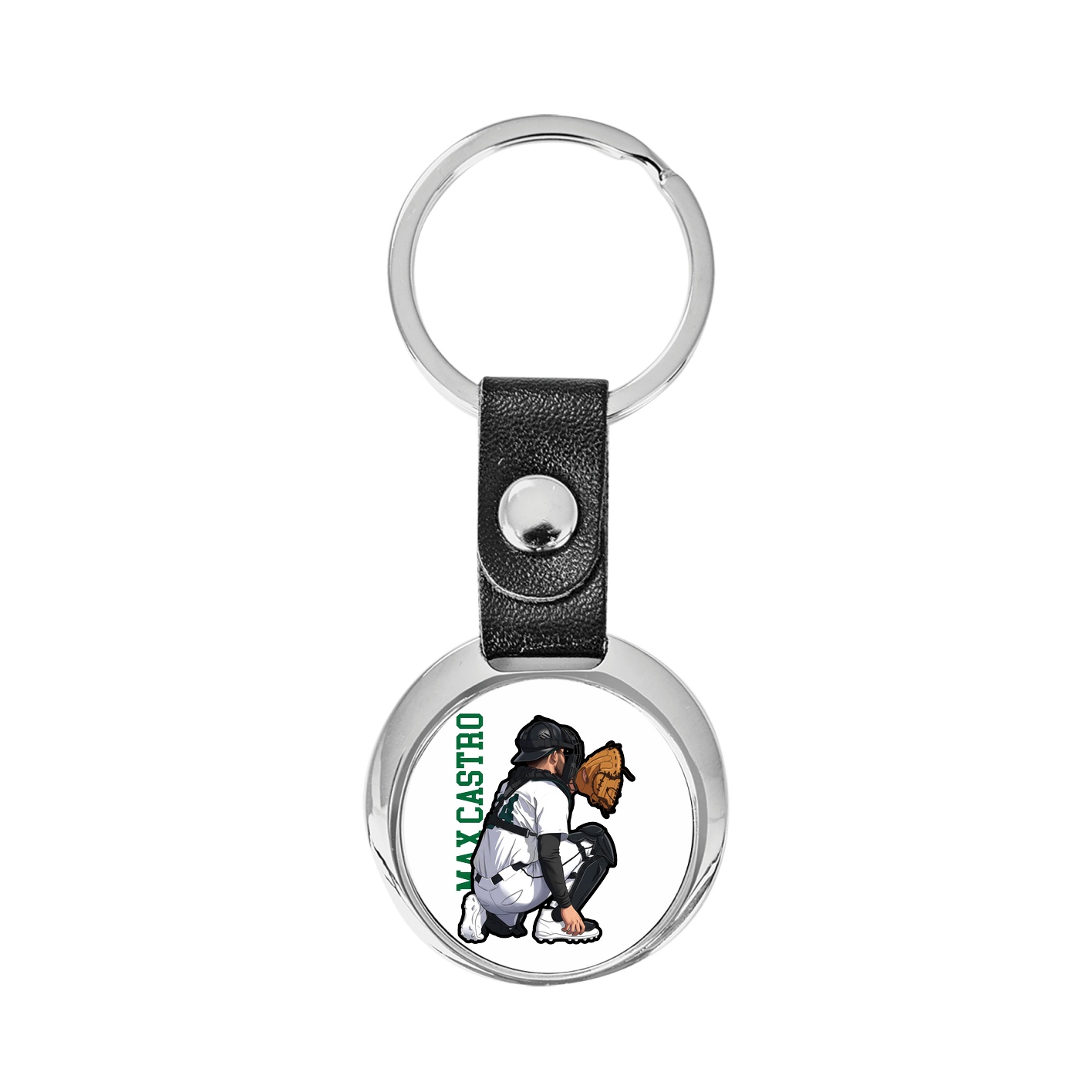 Key Chain — Name Vertical in Classic