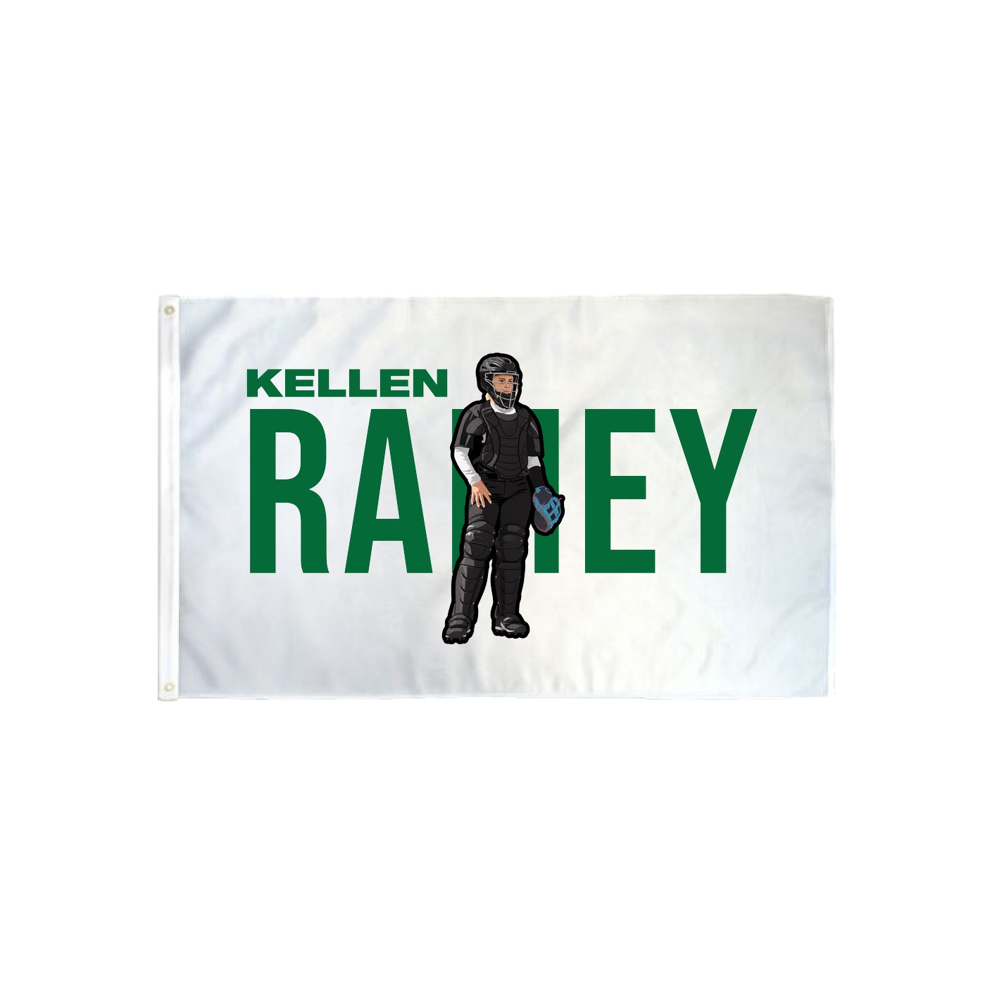3x5 Flag — Player Name in Classic