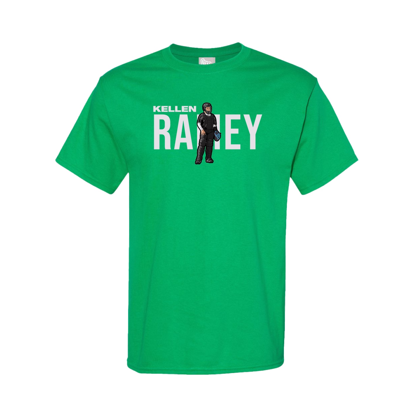 Youth Tee — Player Name in Green