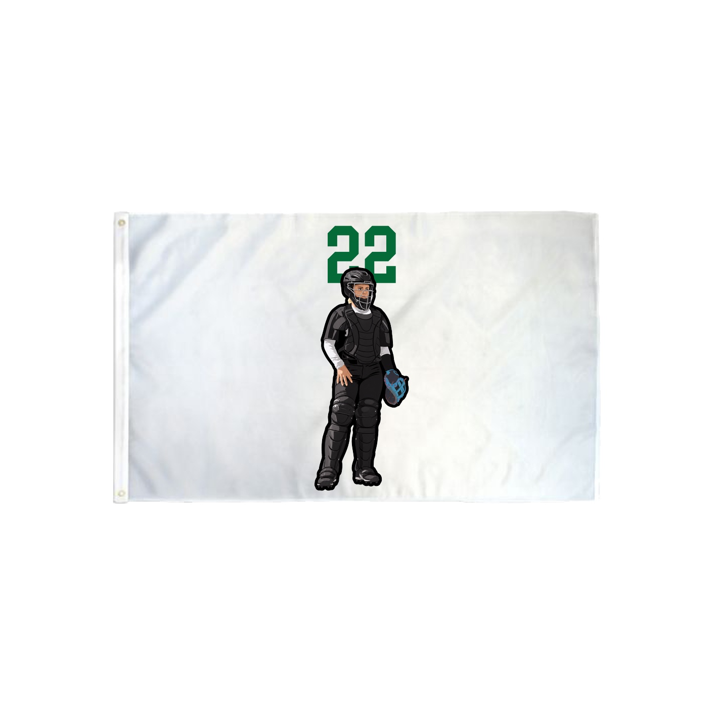 3x5 Flag — Number Top in Classic