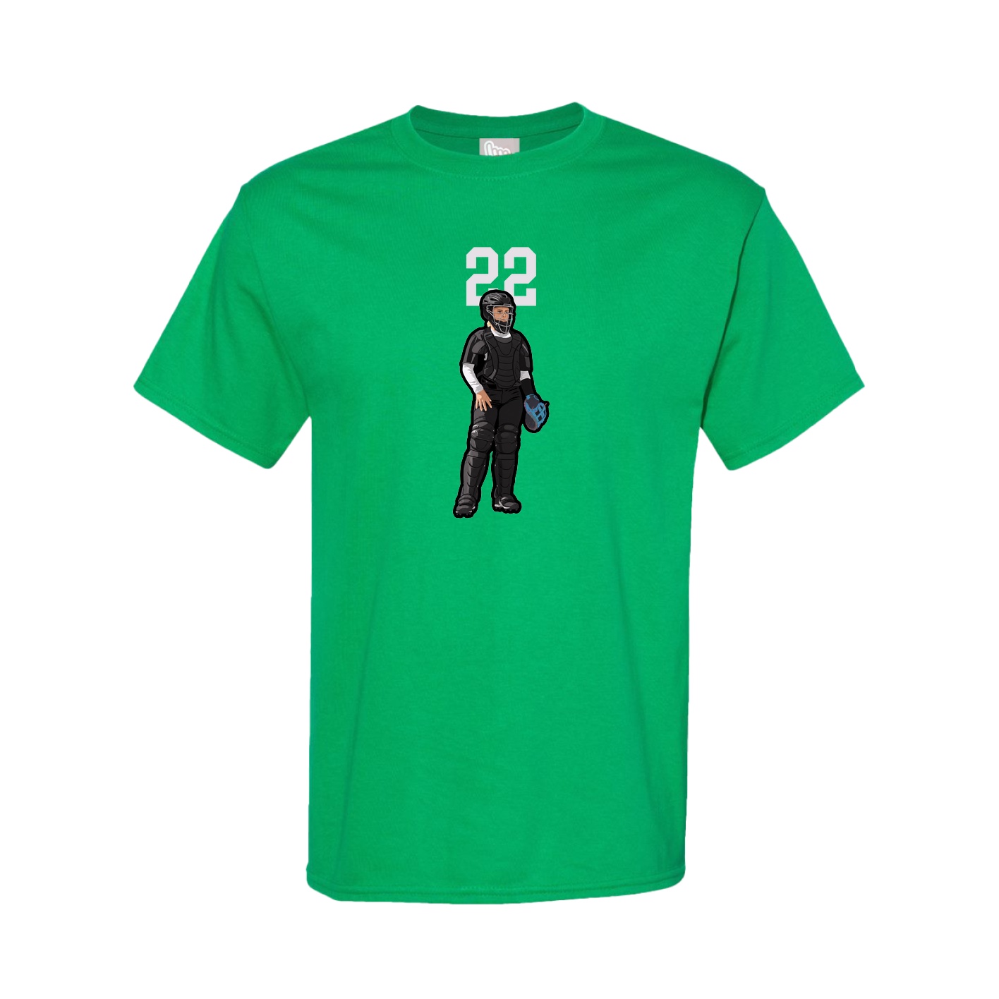 Tee — Number Top in Green