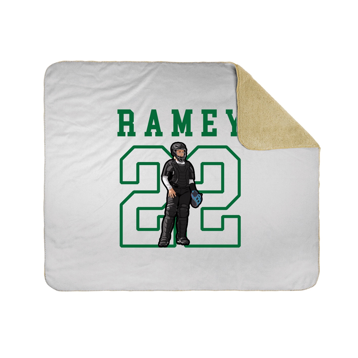 Throw Blanket — Shirsey in White