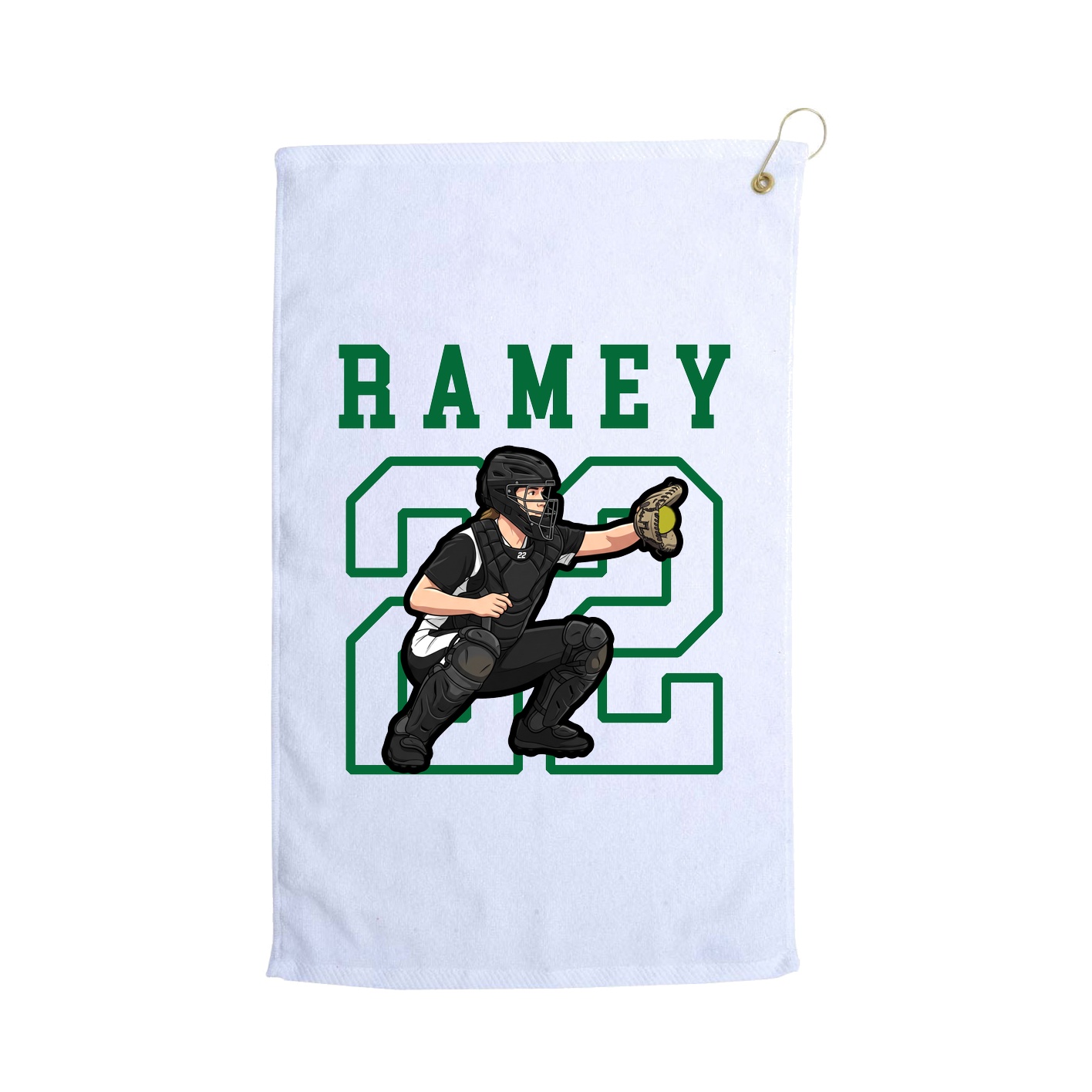 Golf Towel — Shirsey in White