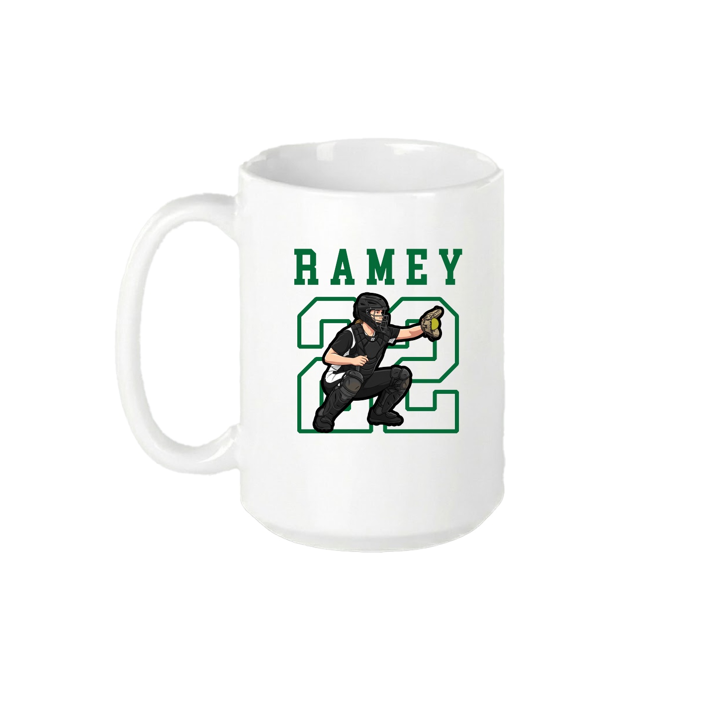 15oz Coffee Mug — Shirsey in White