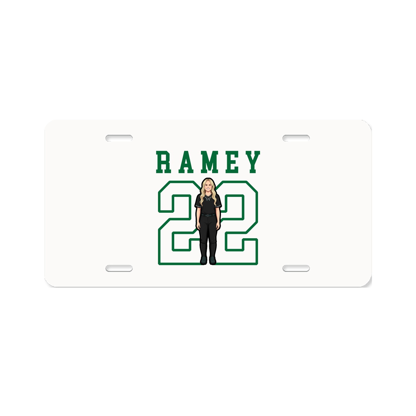 License Plate — Shirsey in Classic