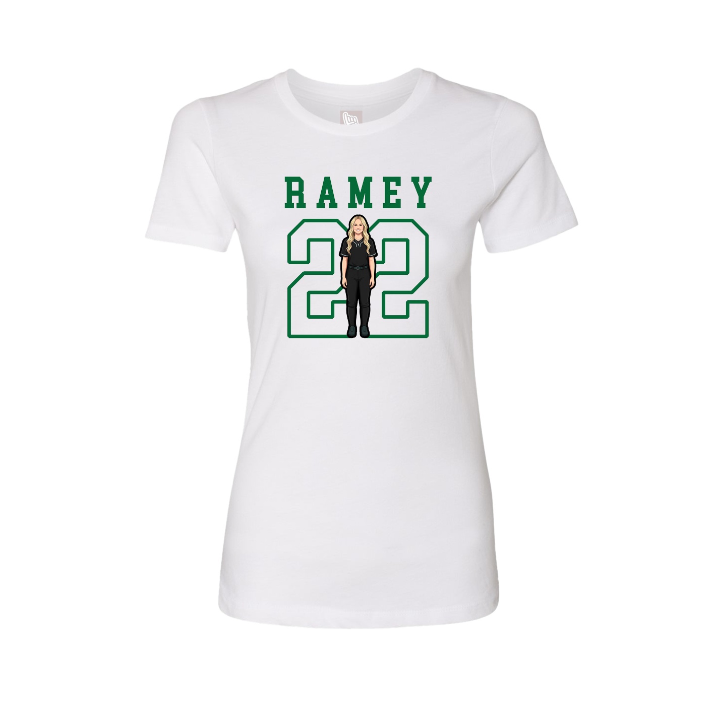 Fitted Women's Tee — Shirsey in White